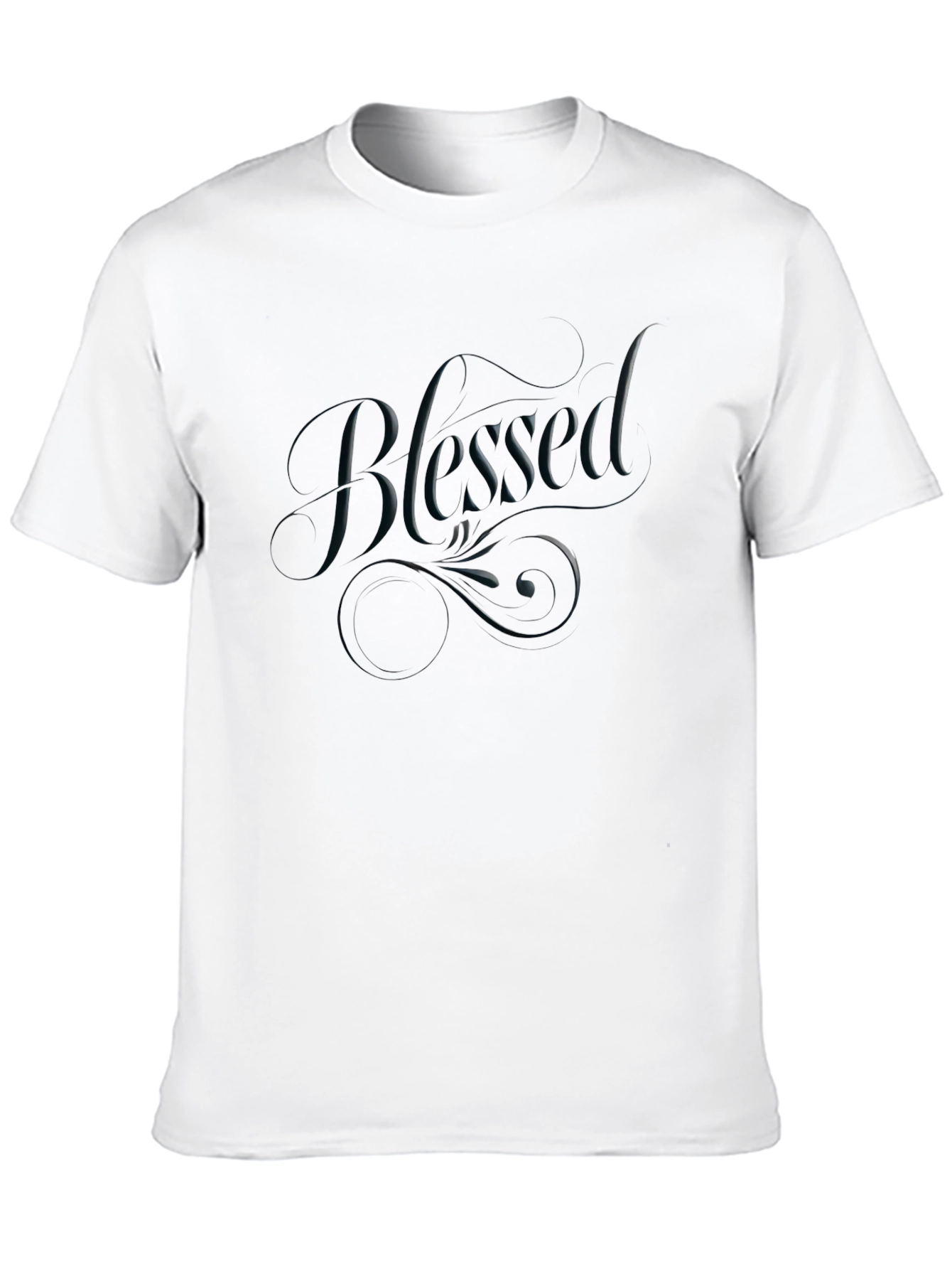 Blessed Black T-Shirt - Elegant Style