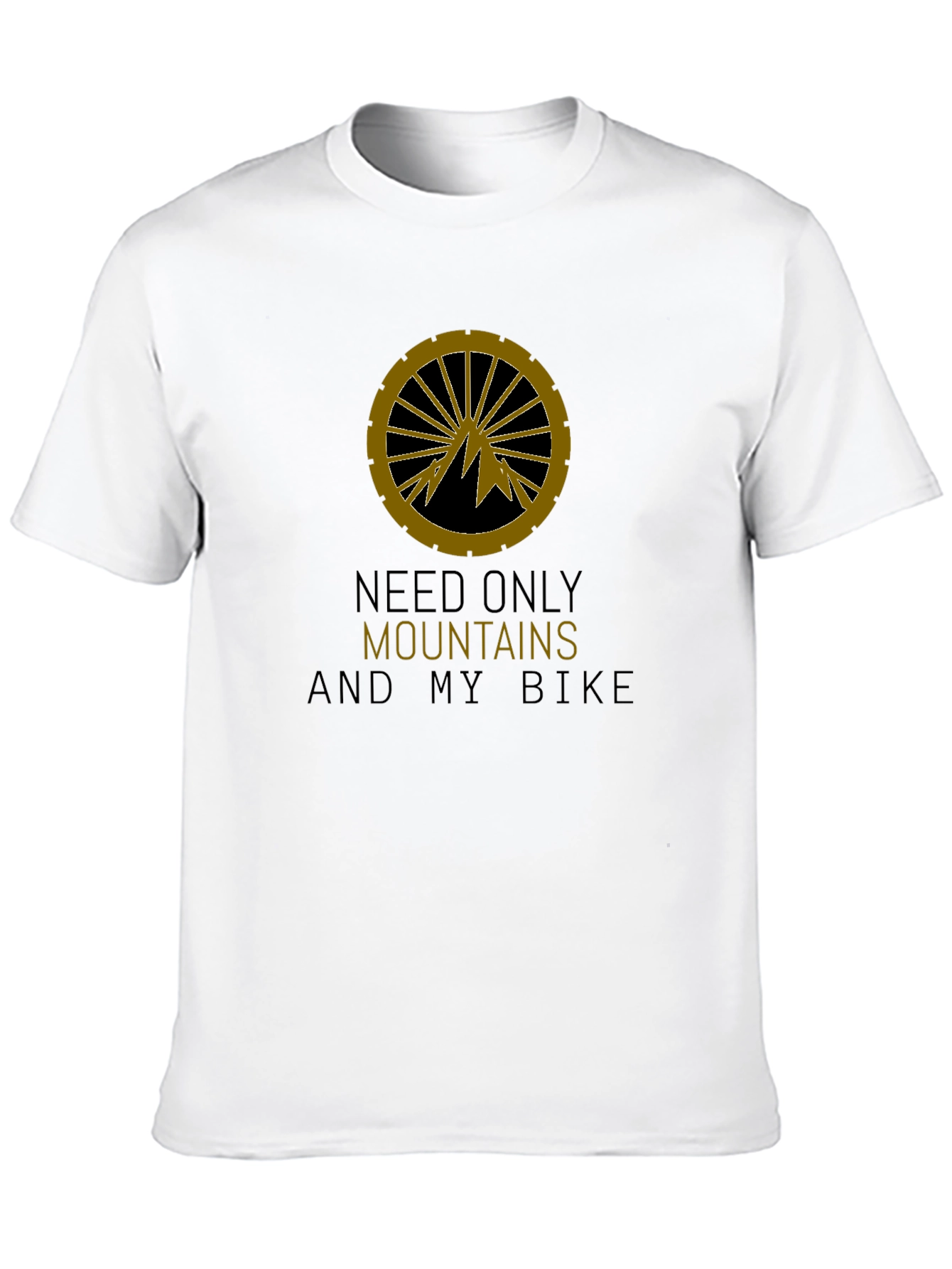 Mountains & Bike T-Shirt: Adventure Ready!