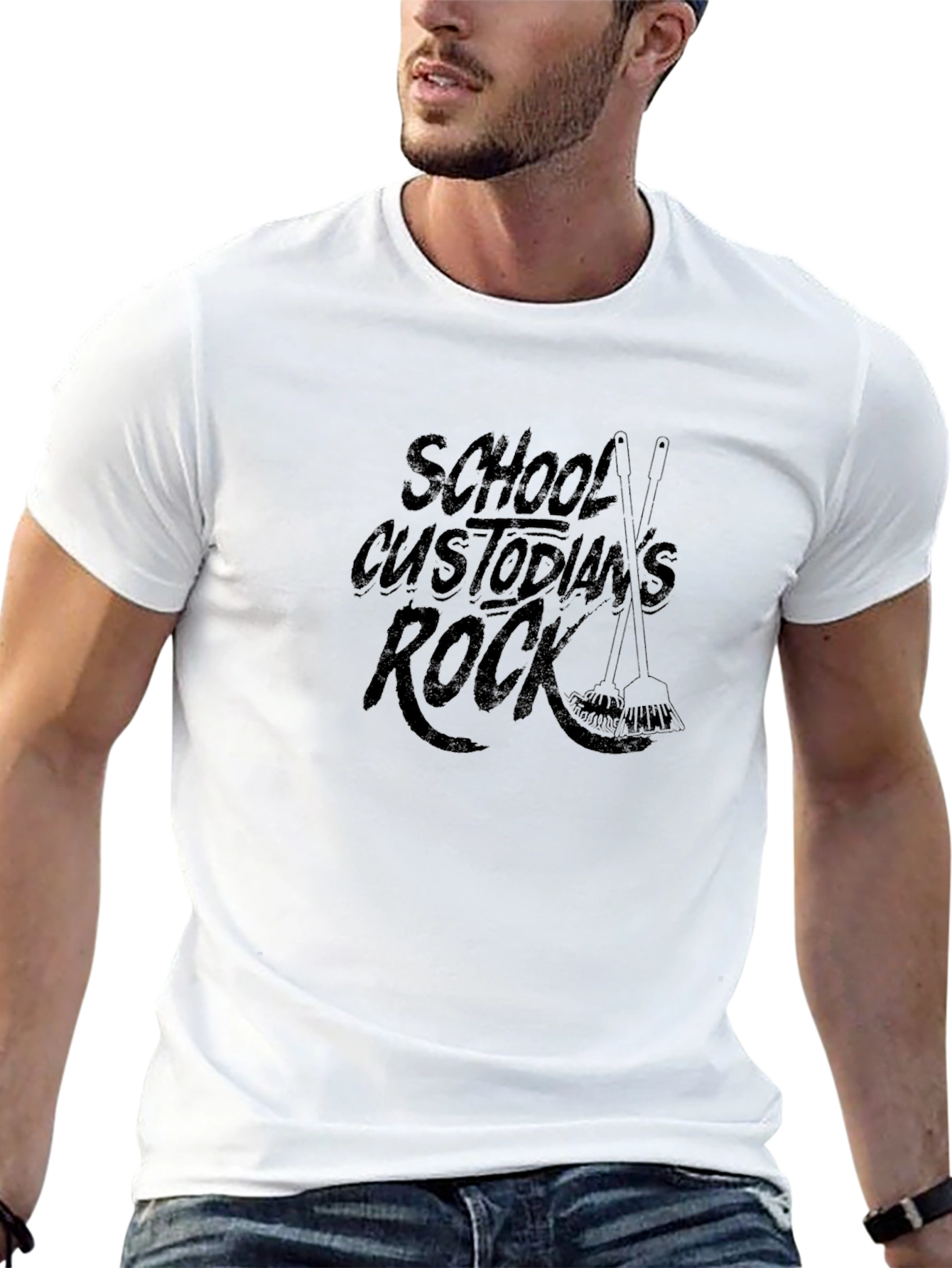 School Custodians Rock T-Shirt