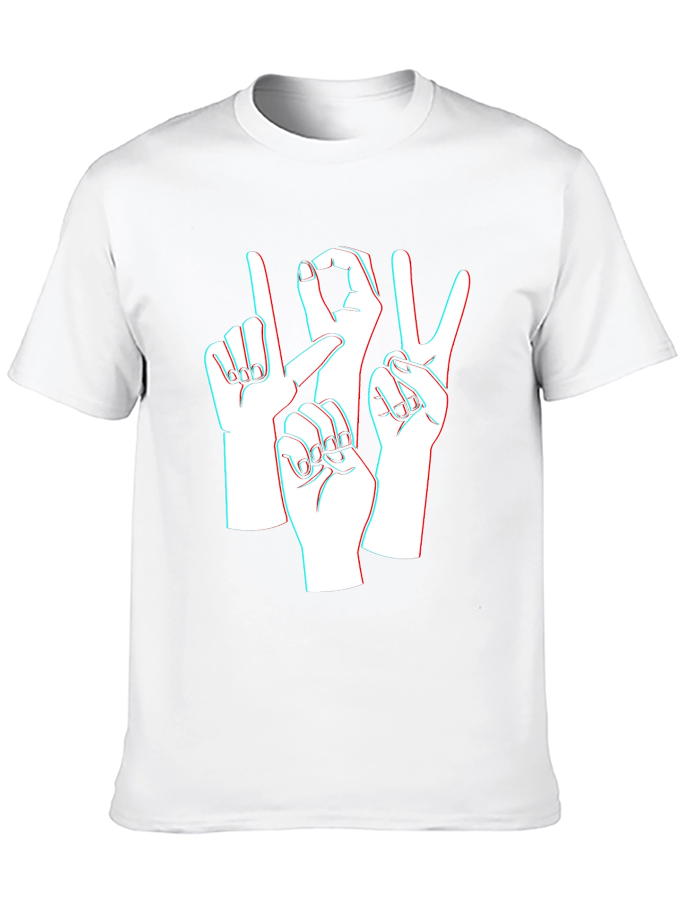 ASL Love T-Shirt - American Sign Language Graphic Tee