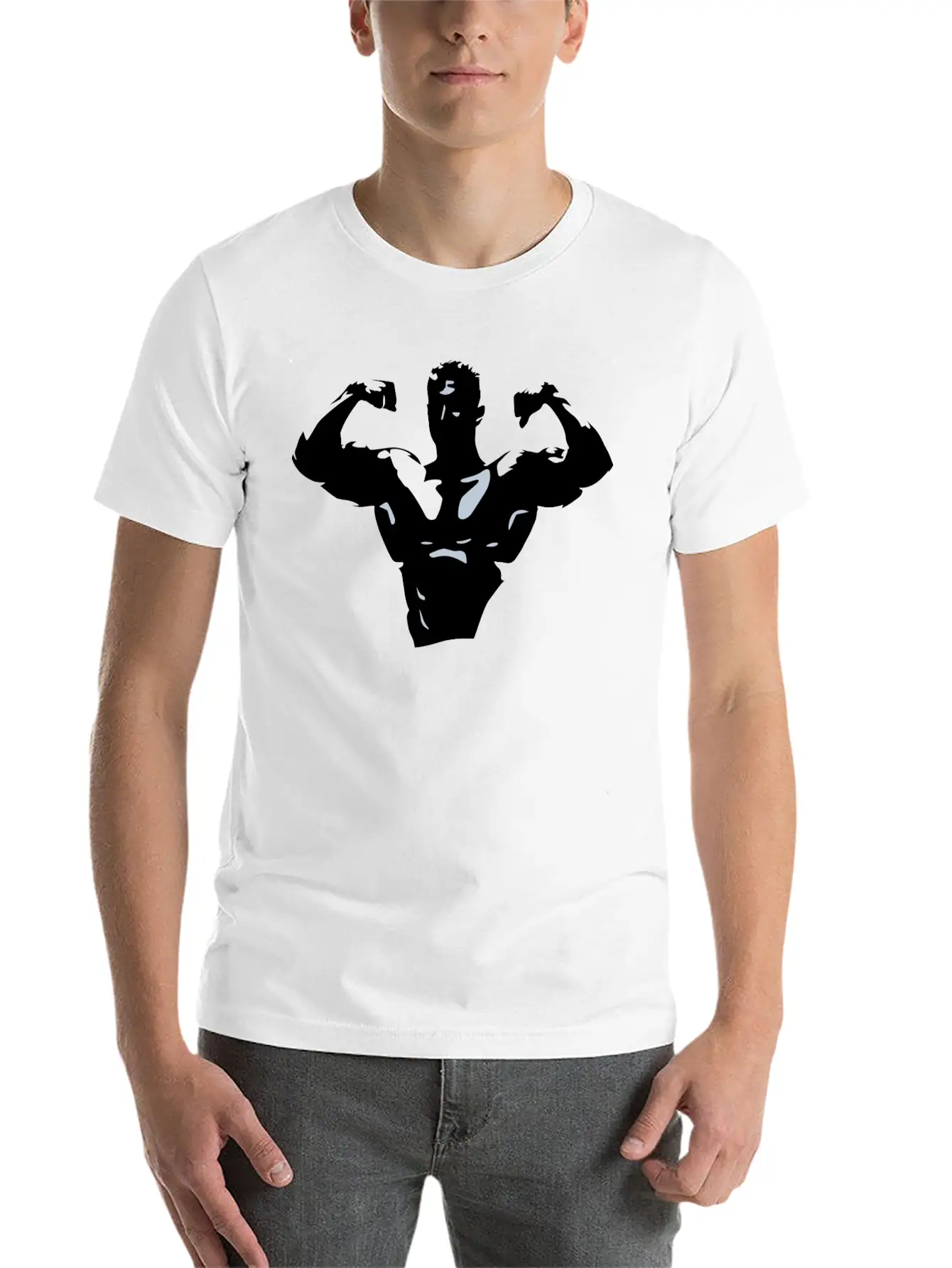 A Strong Man Lightweight Cotton T-Shirt – Daily Comfort Graphic Shirt