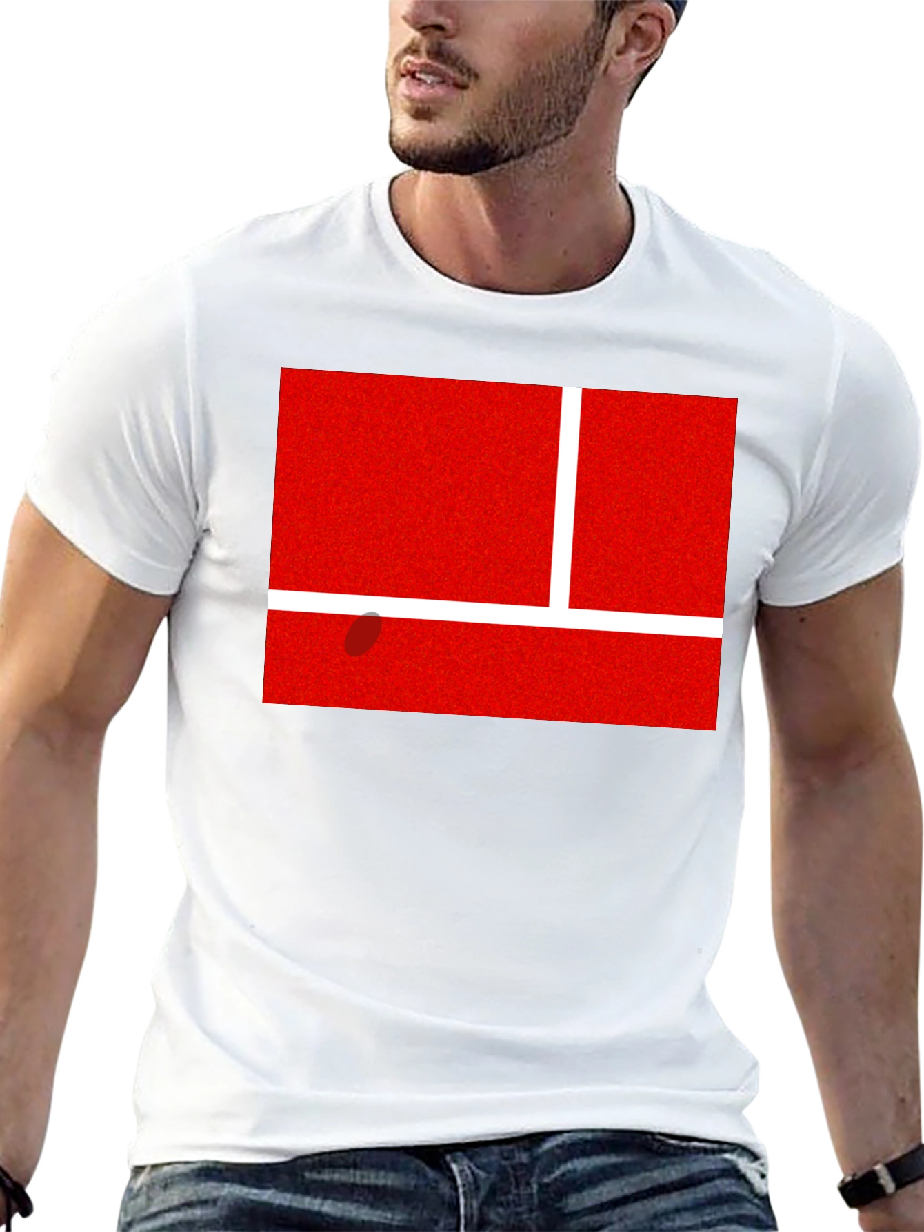 Tennis Court T-Shirt - Serve Up Style!
