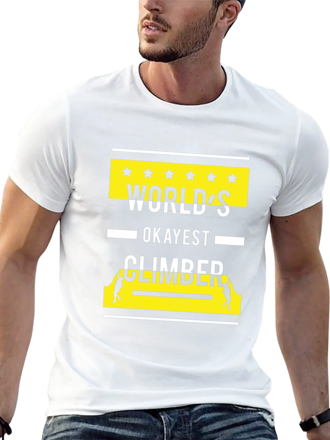 Worlds Okayest Climber Graphic T-Shirt