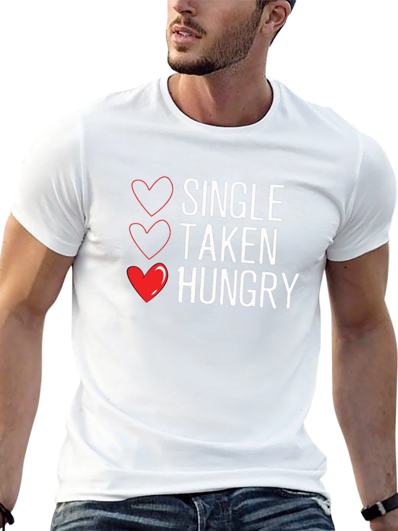 Single Taken Hungry - Mens Graphic Tee