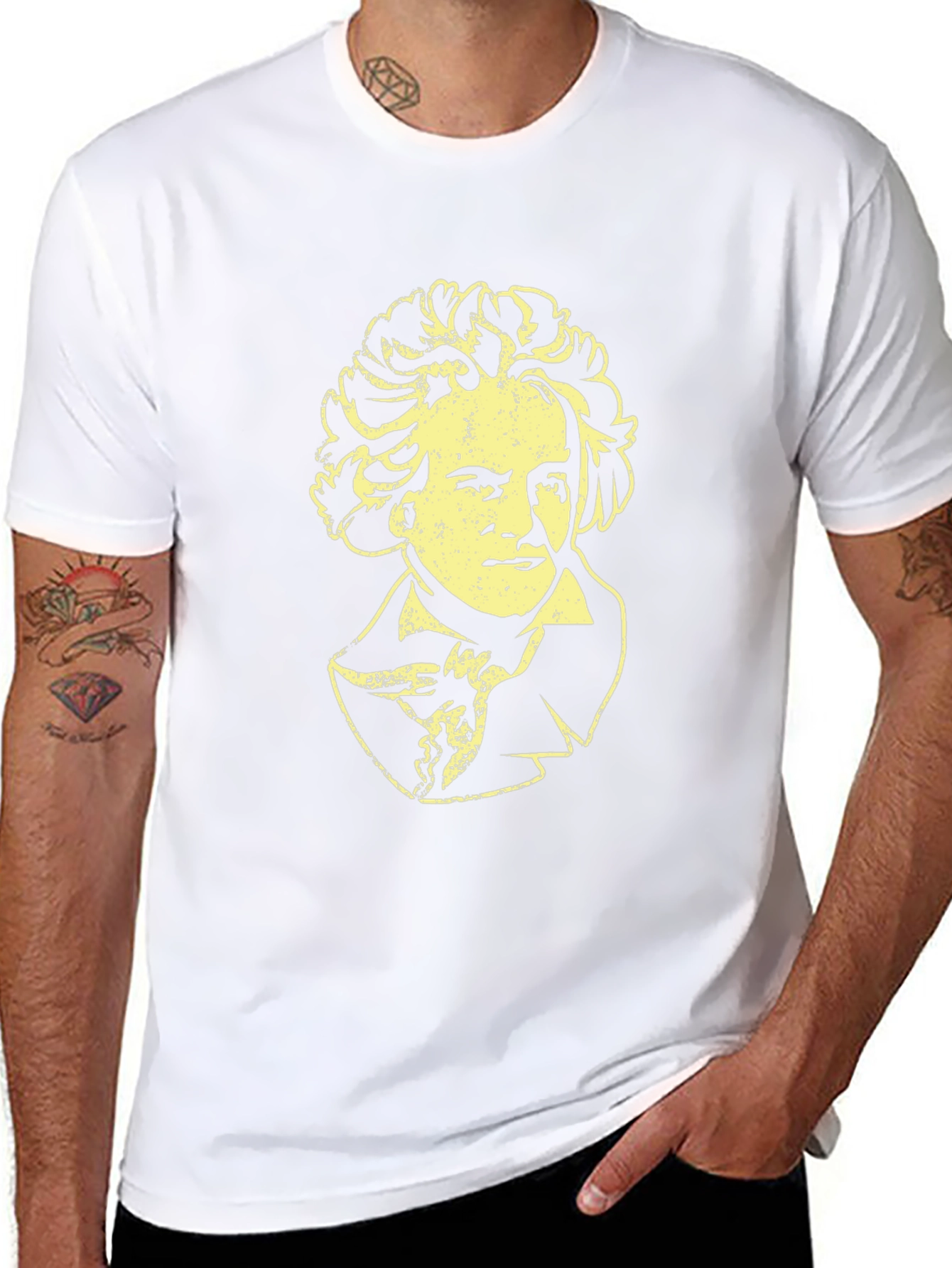 Beethoven Graphic Tee - Classic Composer T-Shirt