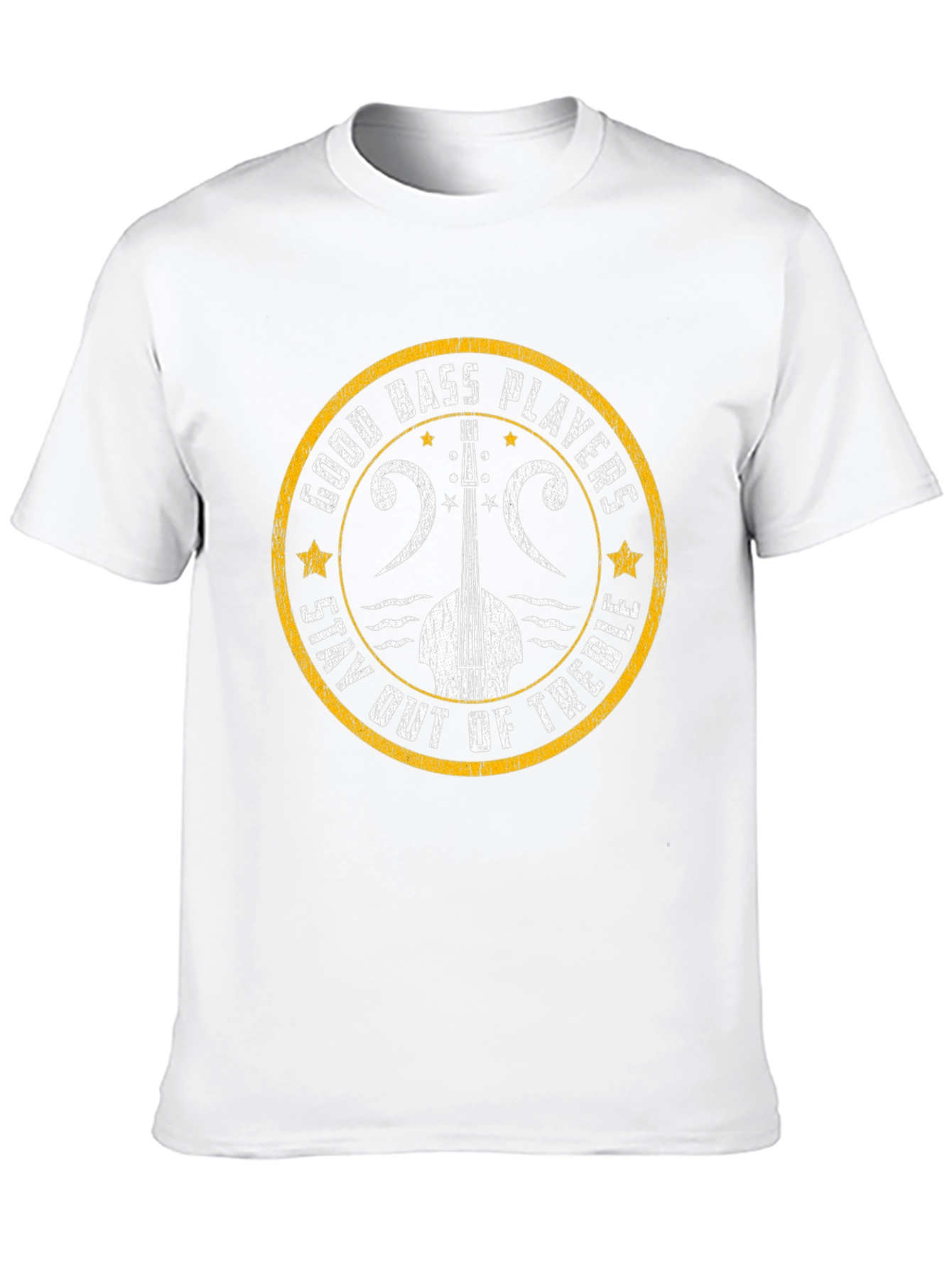 Bass Player Graphic T-Shirt - Stay Out of Treble!