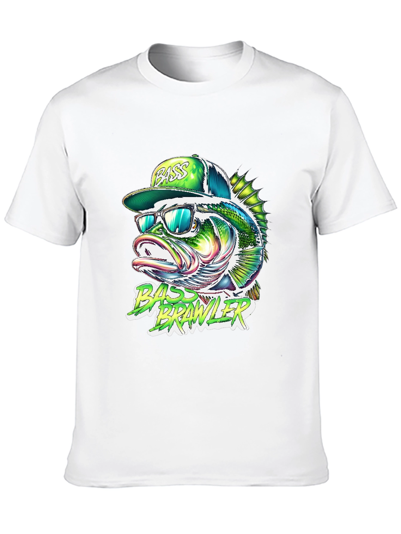 Bass Brawler Graphic T-Shirt - Angler Style