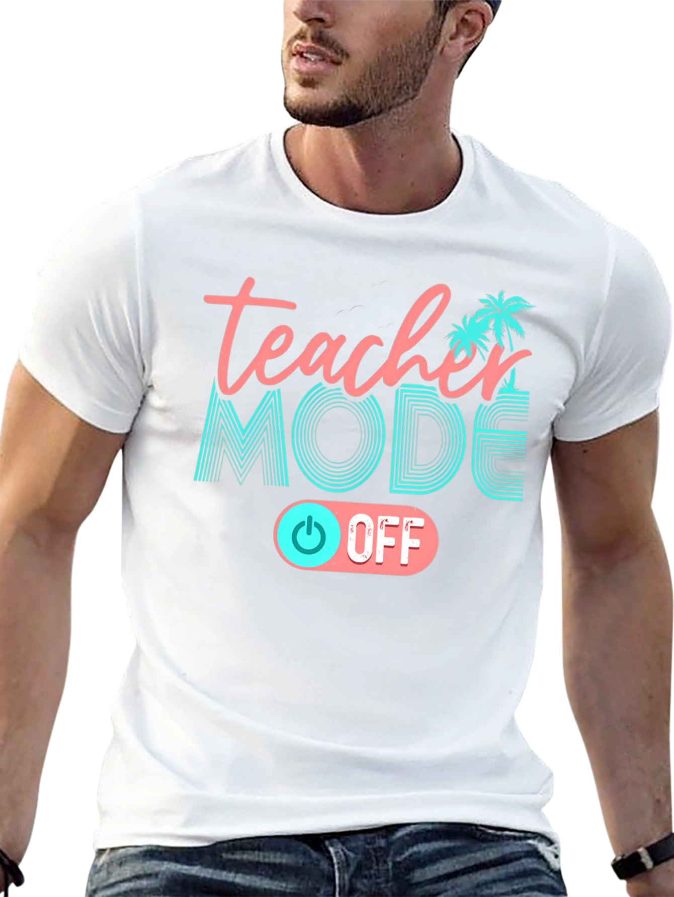 Teacher Mode Off Black T-Shirt