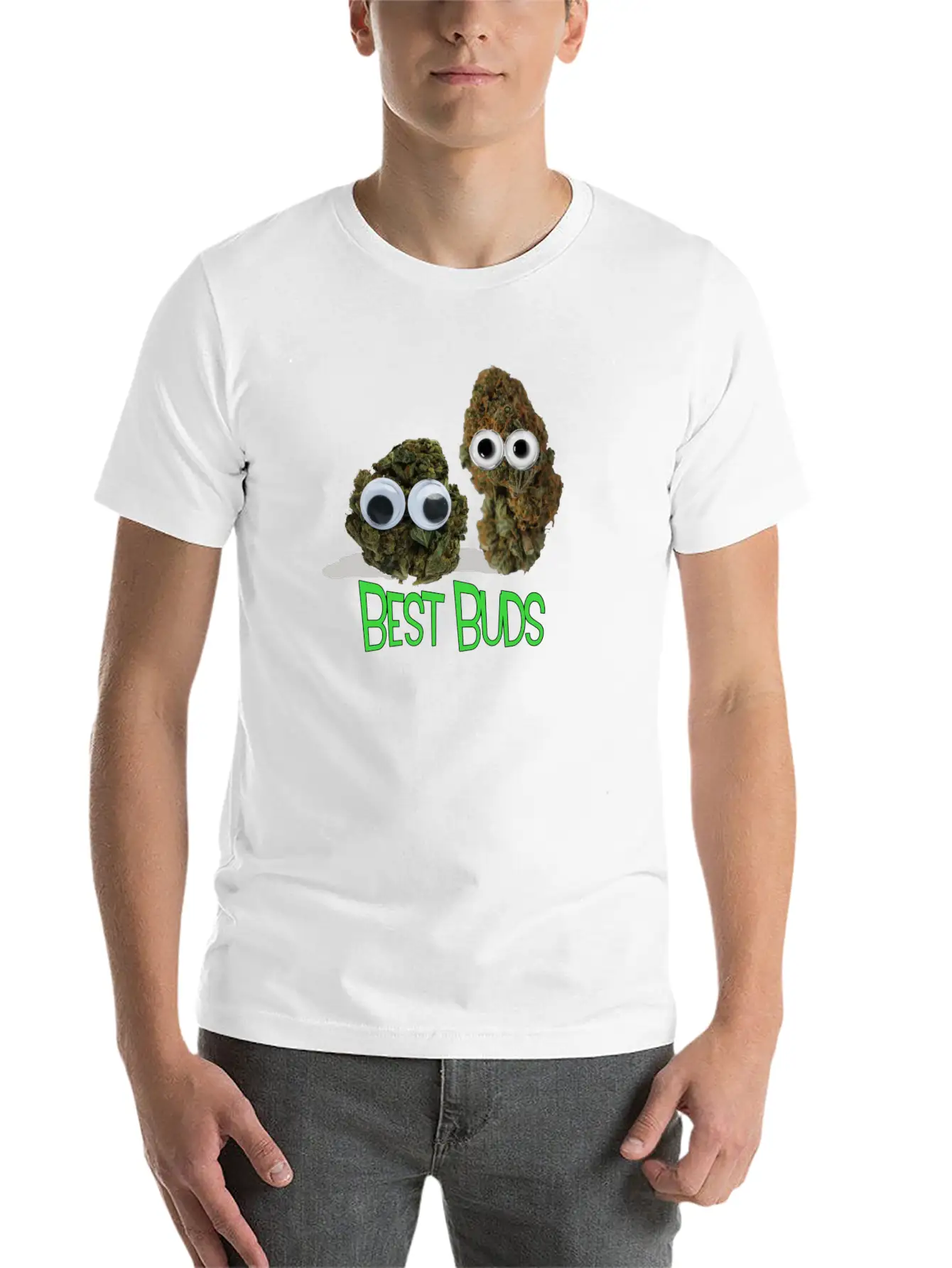 Best Buds Lightweight Cotton T-Shirt – Daily Comfort Graphic Shirt