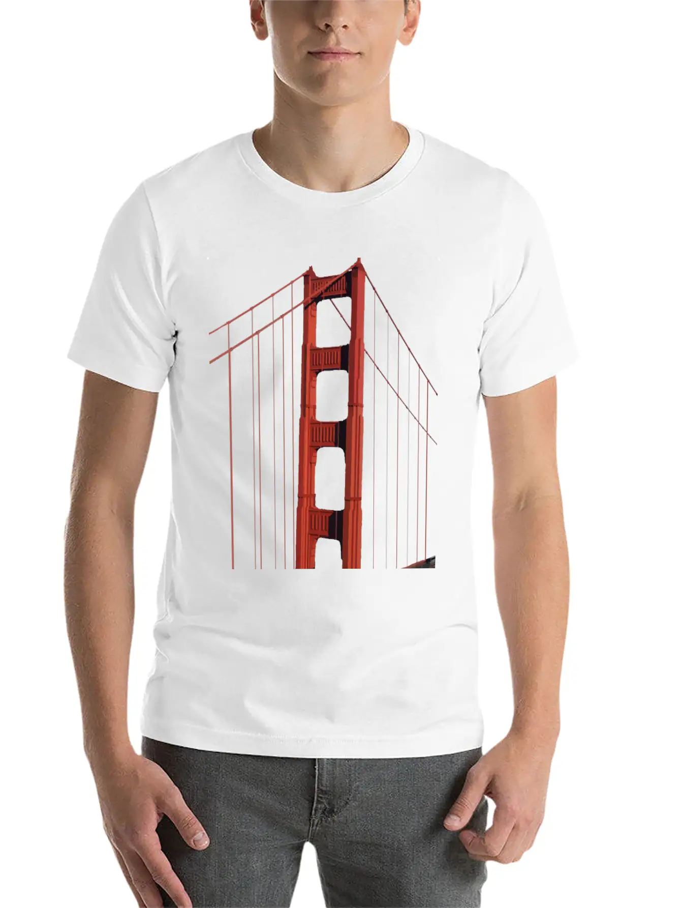 Bridge Lightweight Cotton T-Shirt – Daily Comfort Graphic Shirt