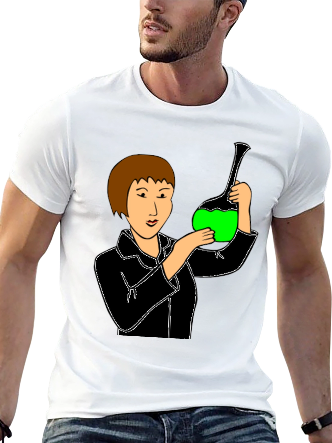 Scientist Graphic T-Shirt - Unisex Black Tee