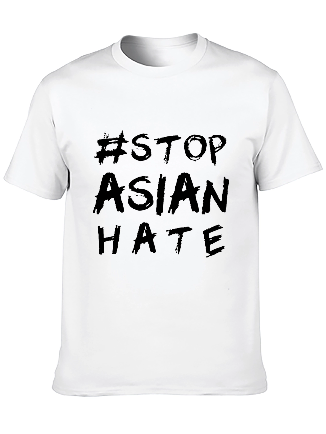Stop Asian Hate Black T-Shirt Activism Protest