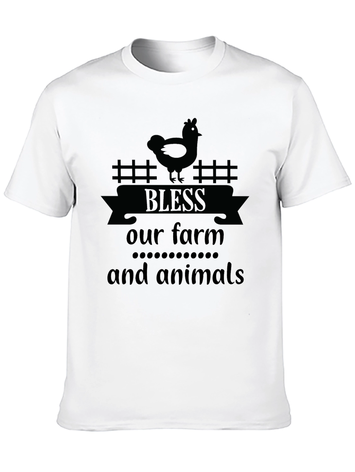 Bless Our Farm T-Shirt Farm Animal Tee