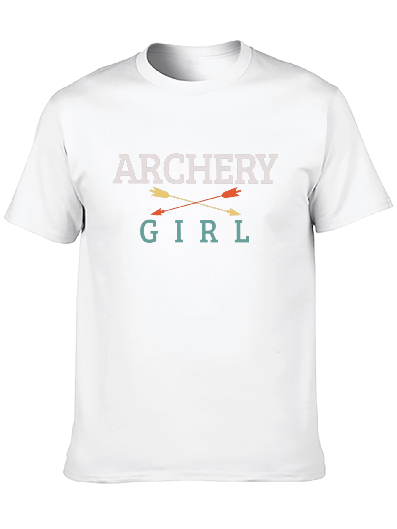 Archery Girl Arrows Black T-Shirt