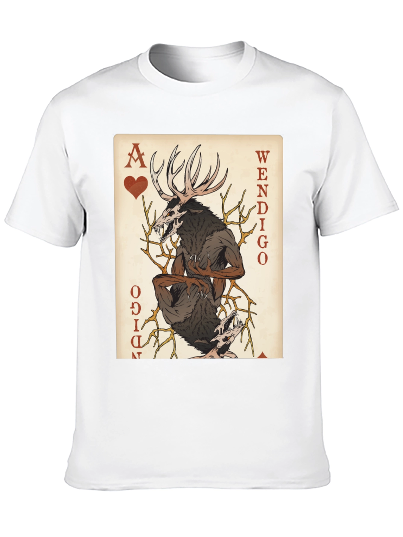 Wendigo Ace of Hearts T-Shirt