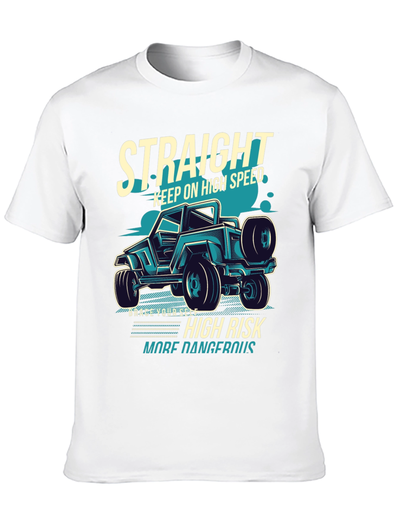 Straight High Speed Graphic Tee - Off-Road Adventure