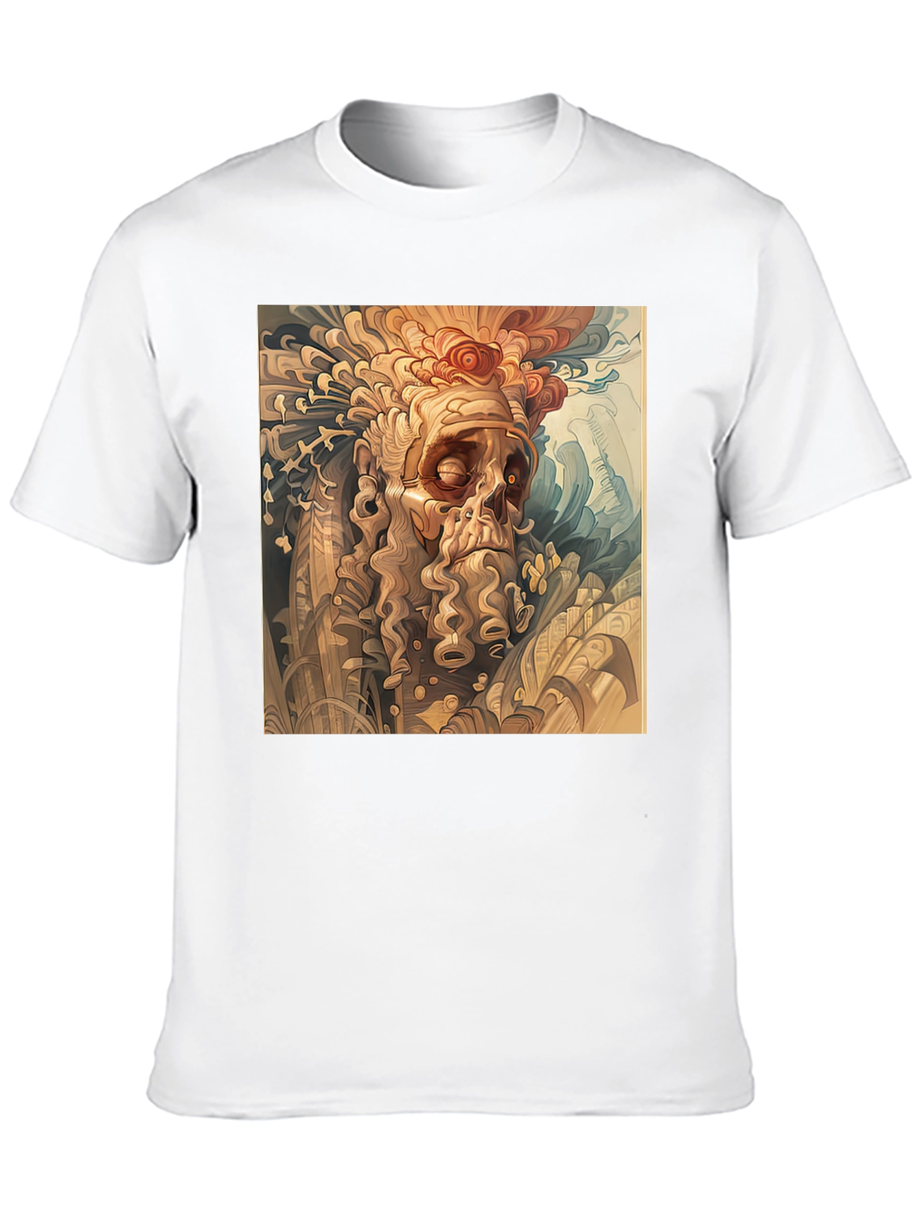 Unique Art Tee: Mythical Man Design