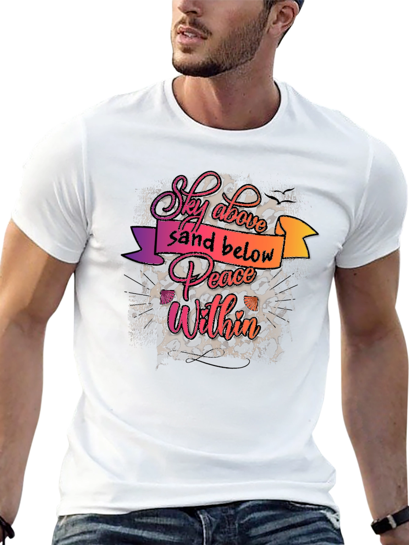 Sky Above Sand Below Peace Within T-Shirt