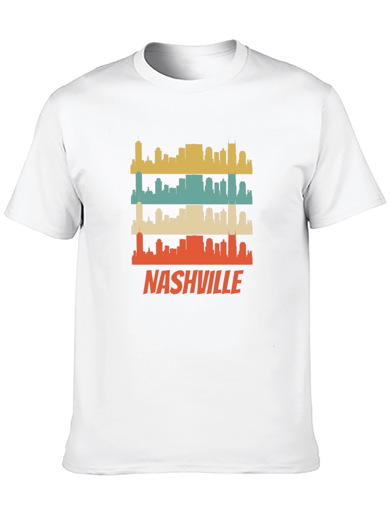 Retro Nashville Skyline T-Shirt
