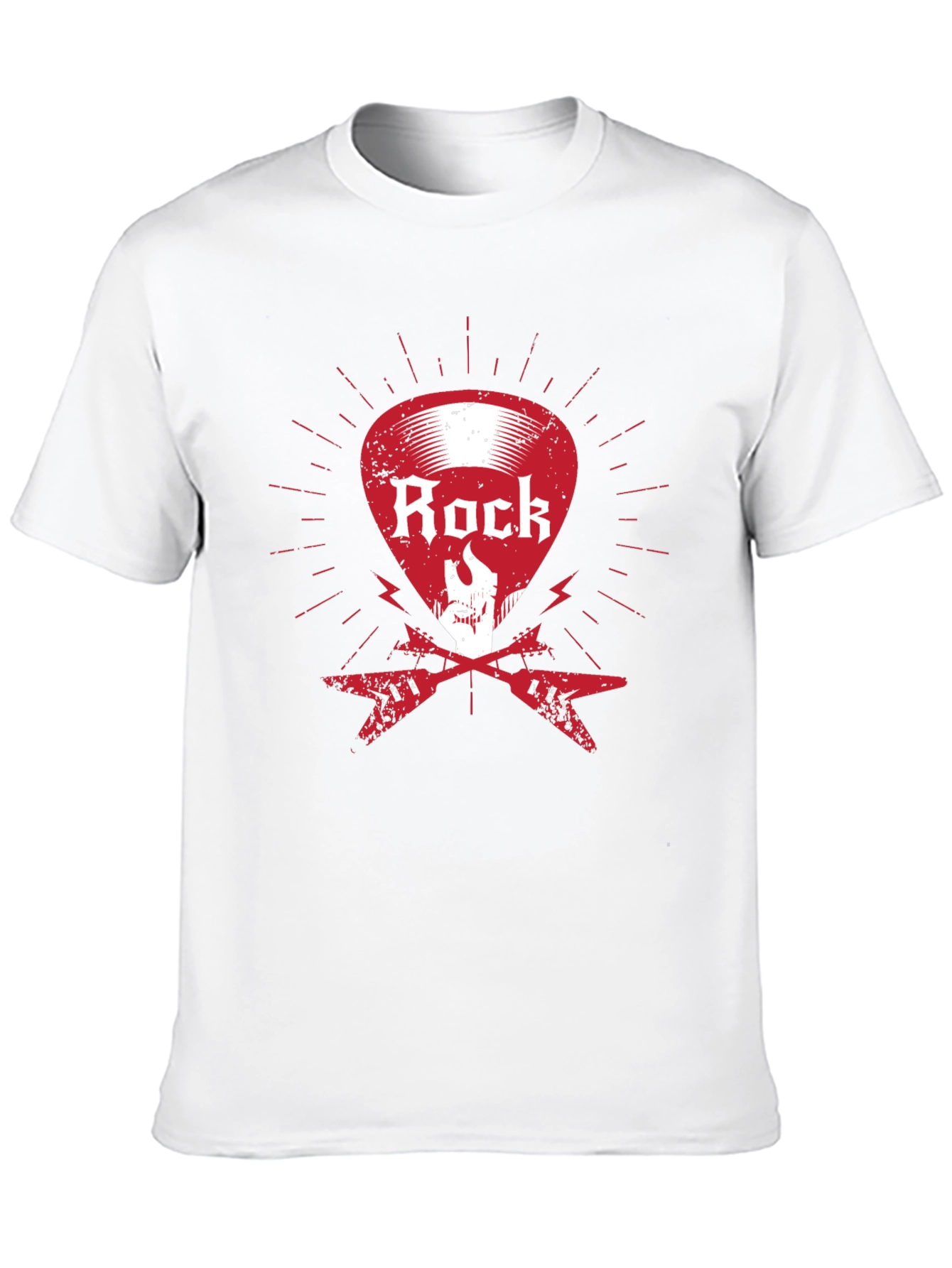 Rock Music Graphic T-Shirt - Black Cotton Tee