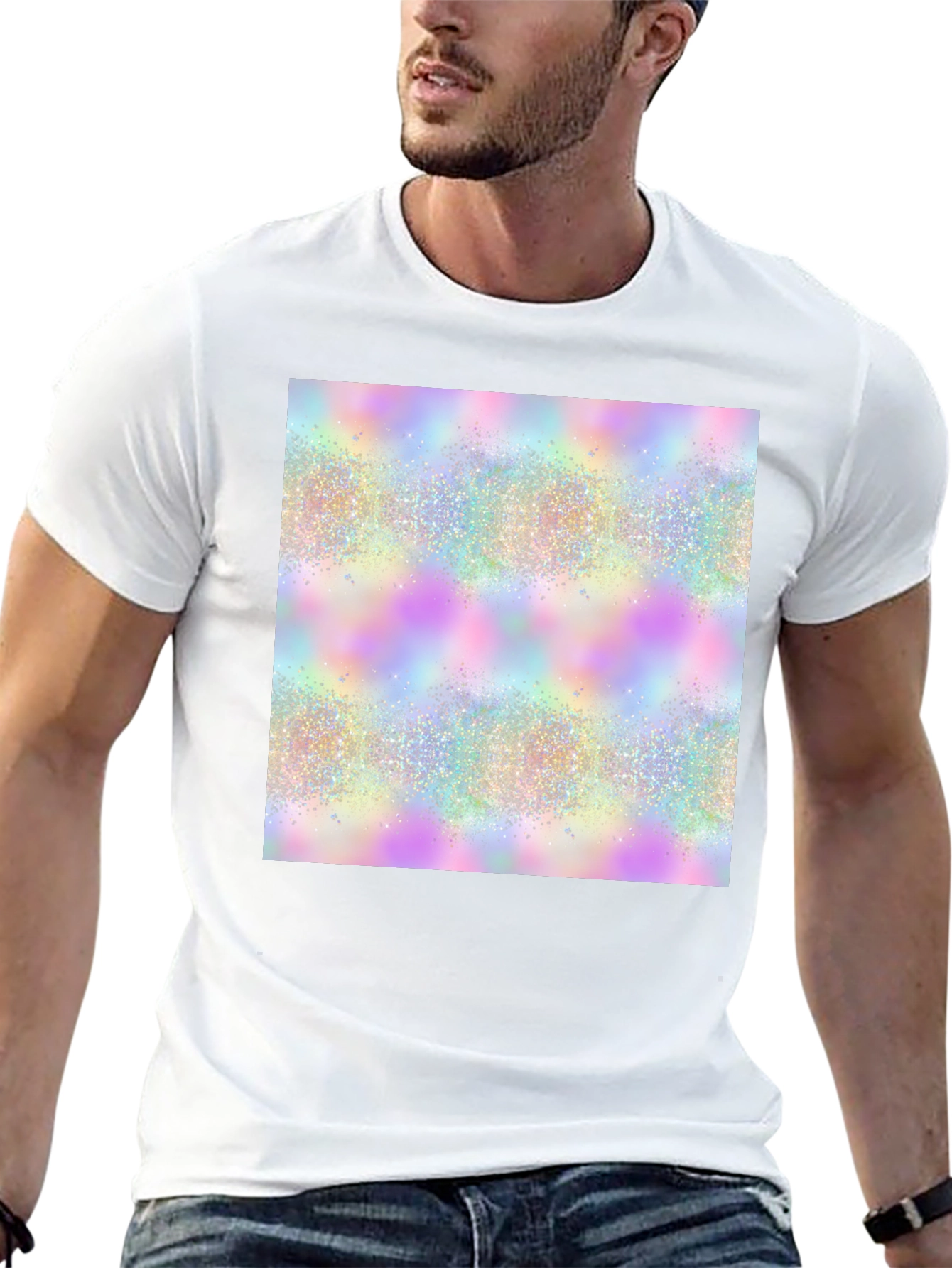 Abstract Pastel Sparkle T-Shirt