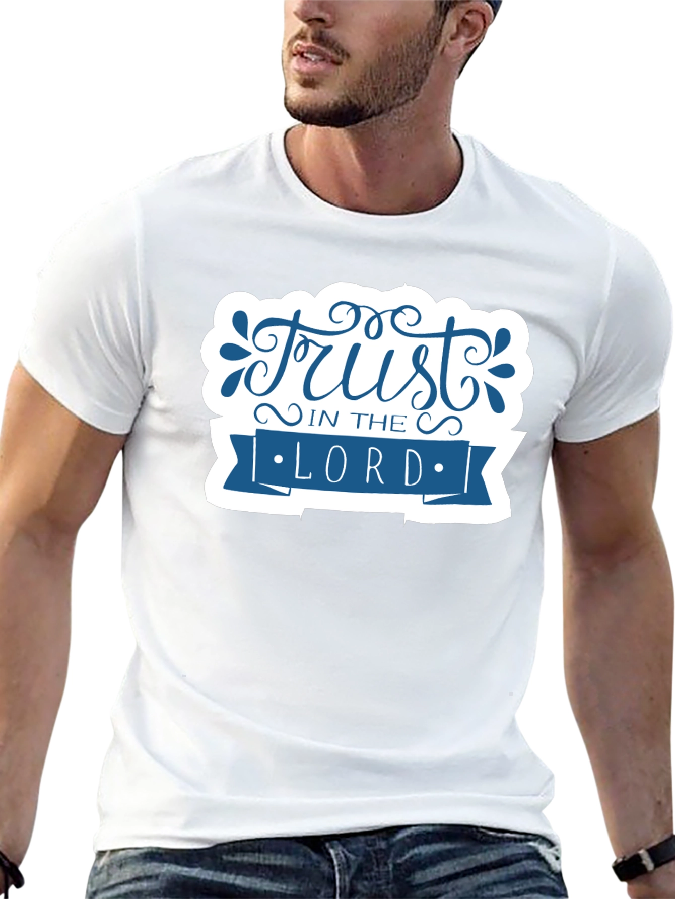 Trust in the Lord Graphic Tee - Black