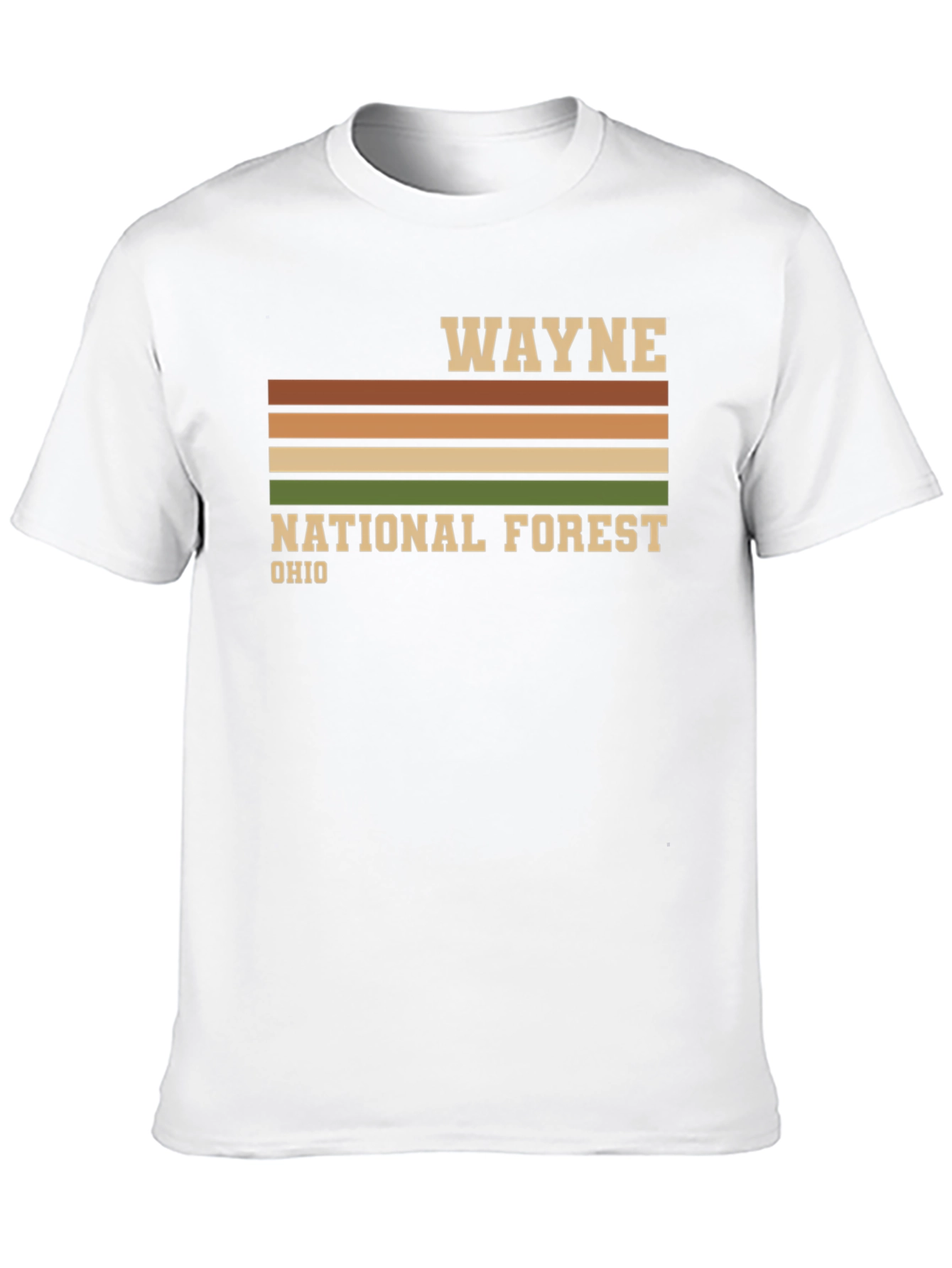 Wayne National Forest Ohio Retro T-Shirt