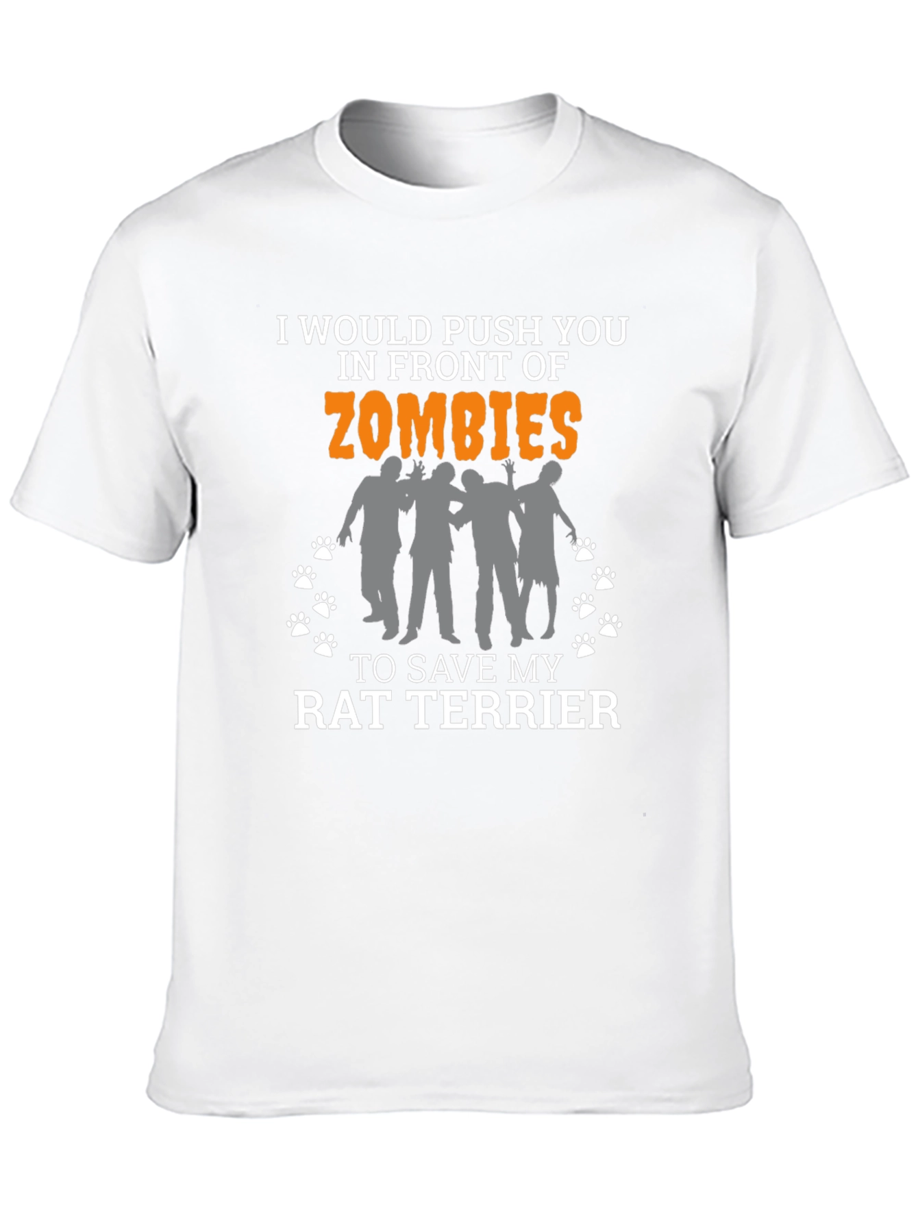 Rat Terrier Zombie T-Shirt - Funny Dog Lover Tee