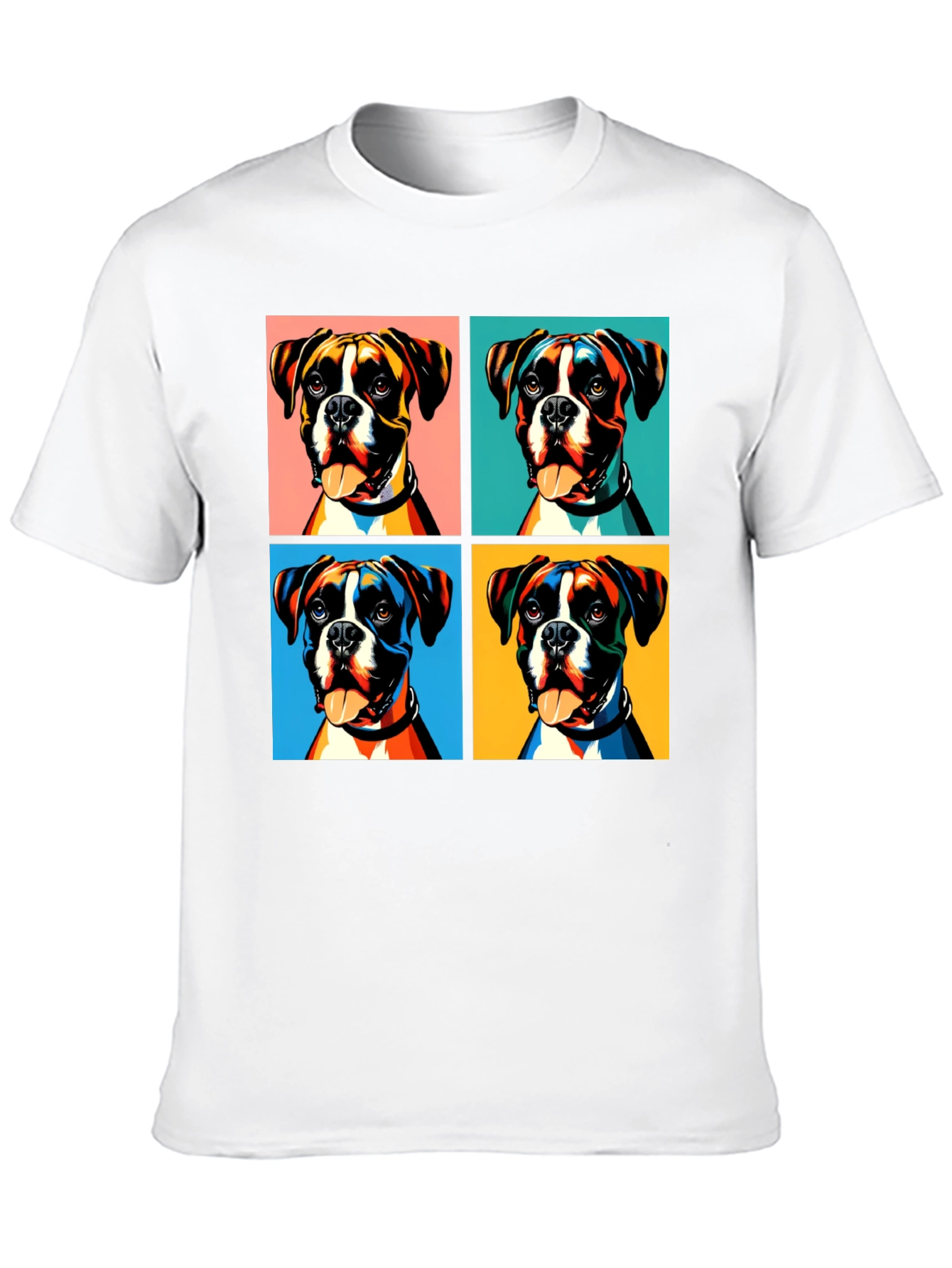 Boxer Dog Pop Art Graphic Tee