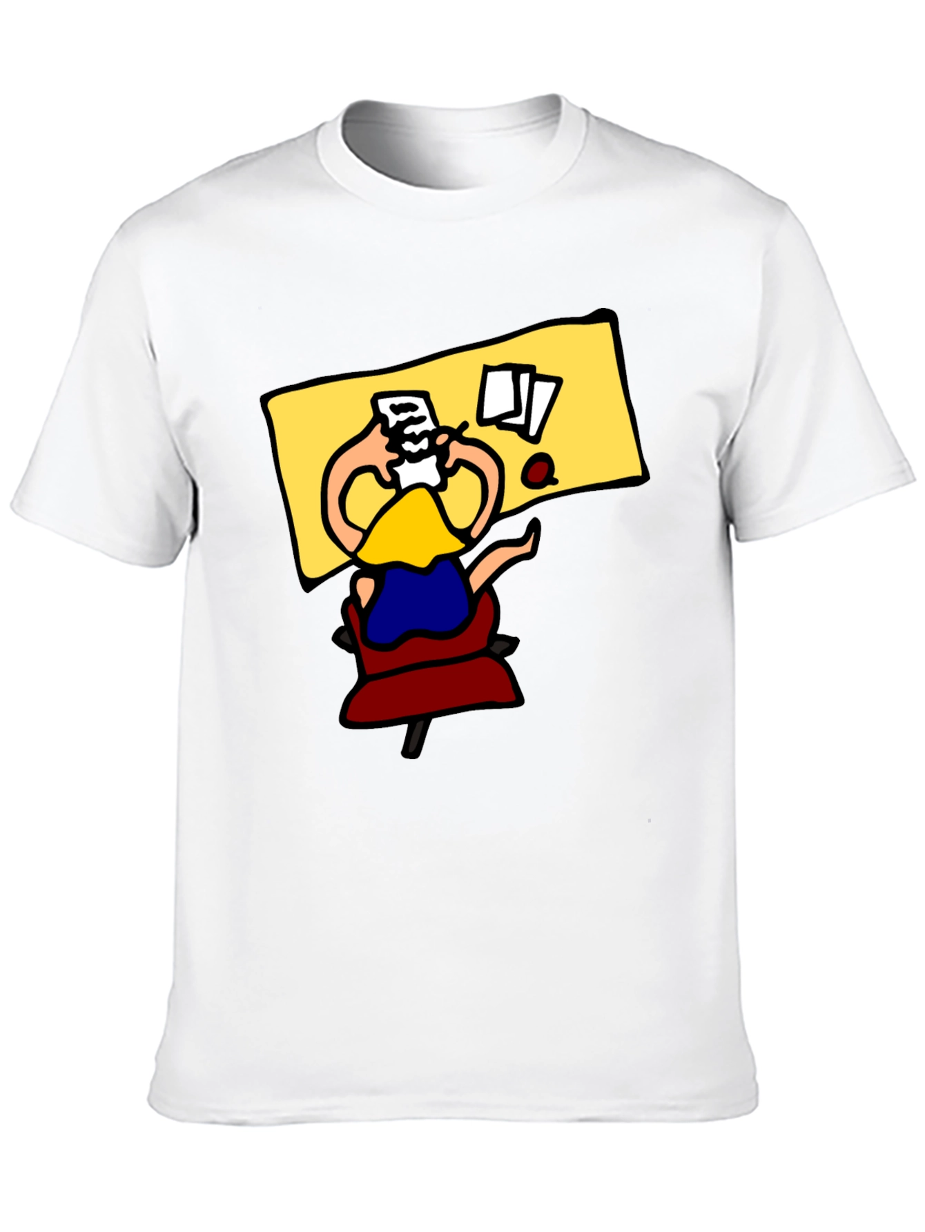 Cartoon Desk T-Shirt