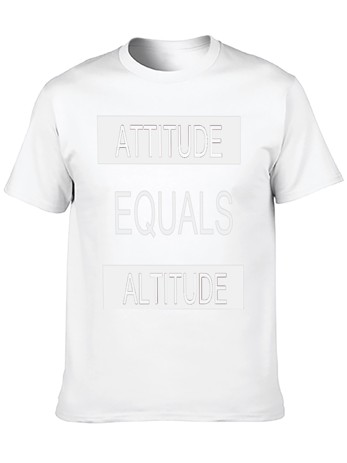 Attitude Equals Altitude Graphic Tee - Black