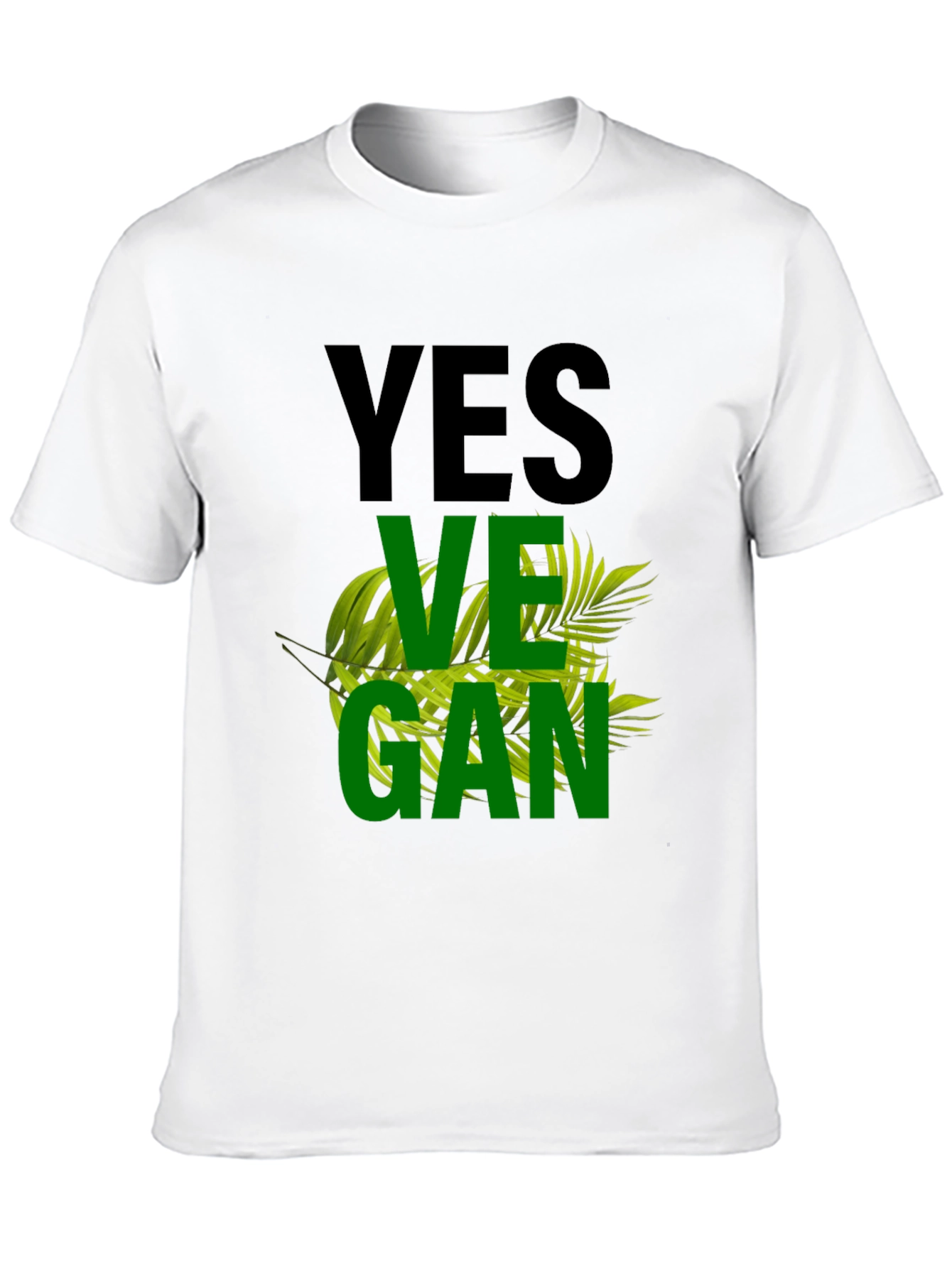 Yes Vegan Black T-Shirt