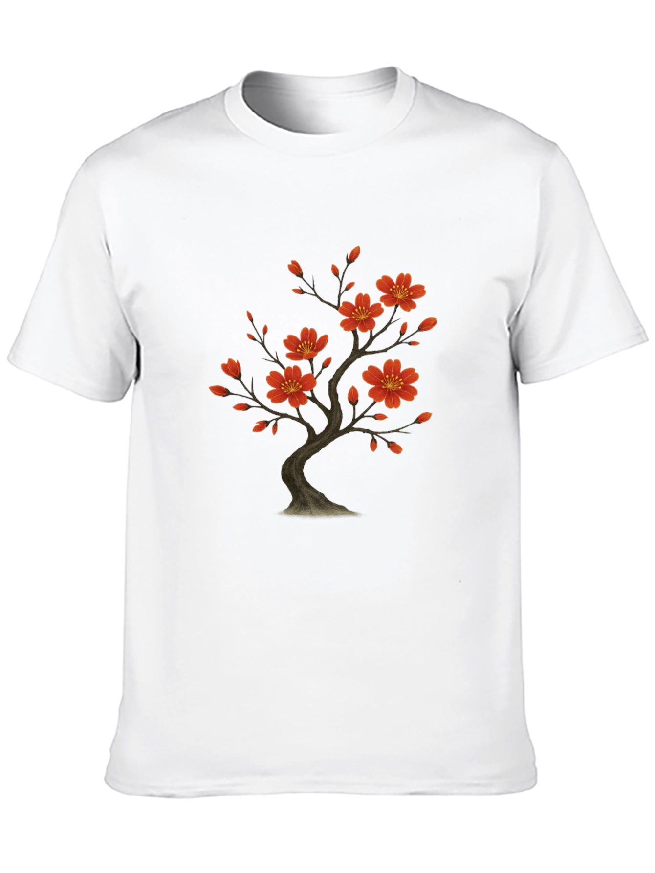 Blossom Tree Graphic Black T-Shirt
