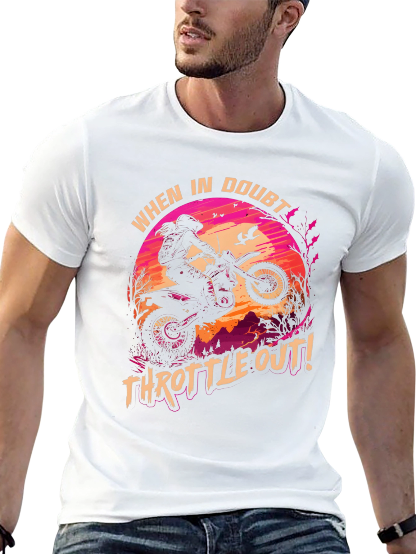 Throttle Out T-Shirt: Motocross Adventure Tee