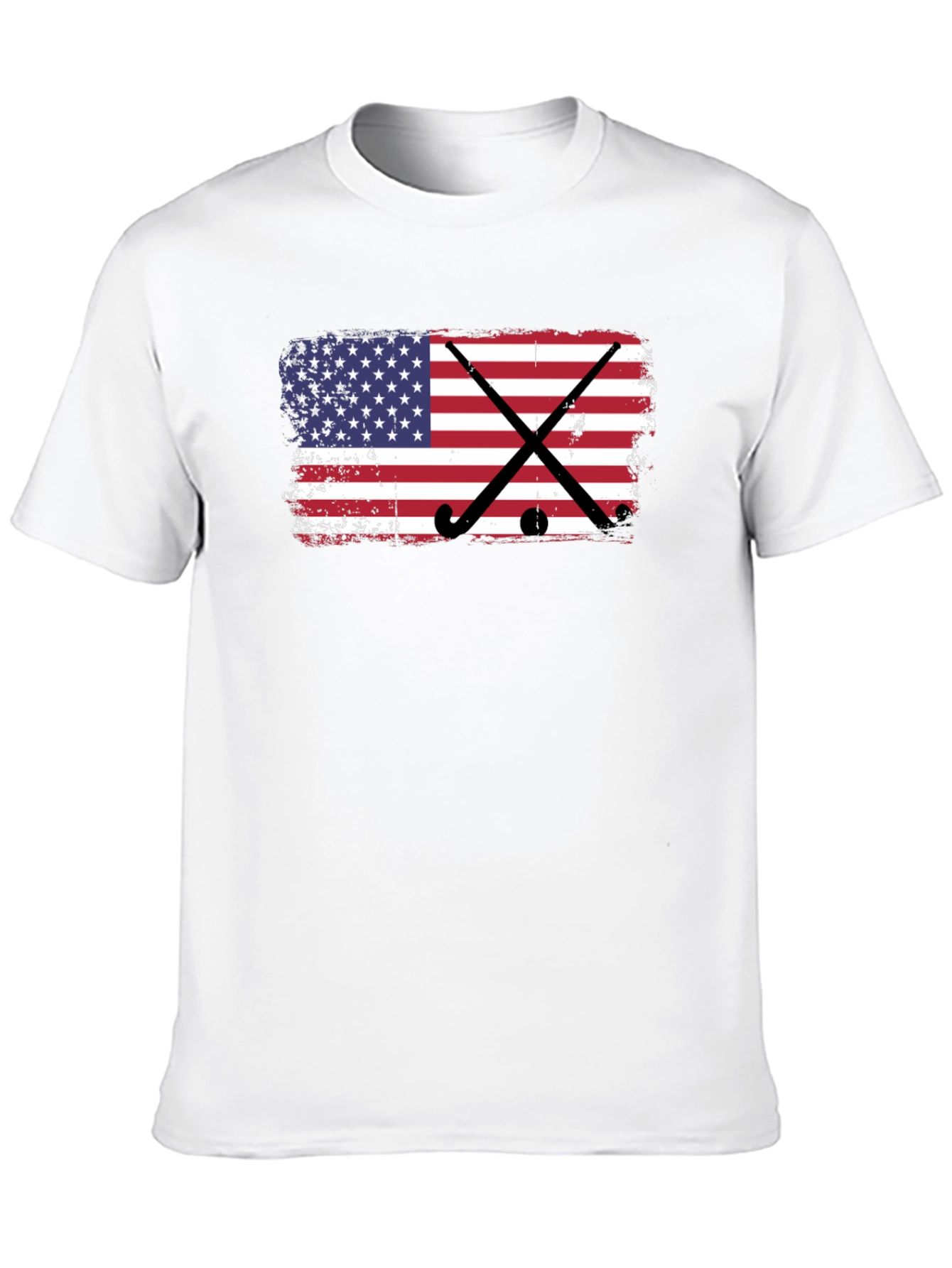 American Flag Hockey T-Shirt