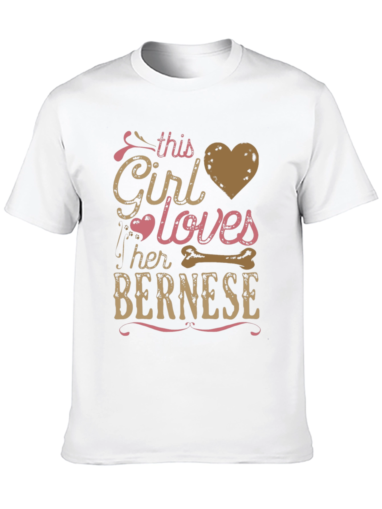 This Girl Loves Her Bernese Dog T-Shirt