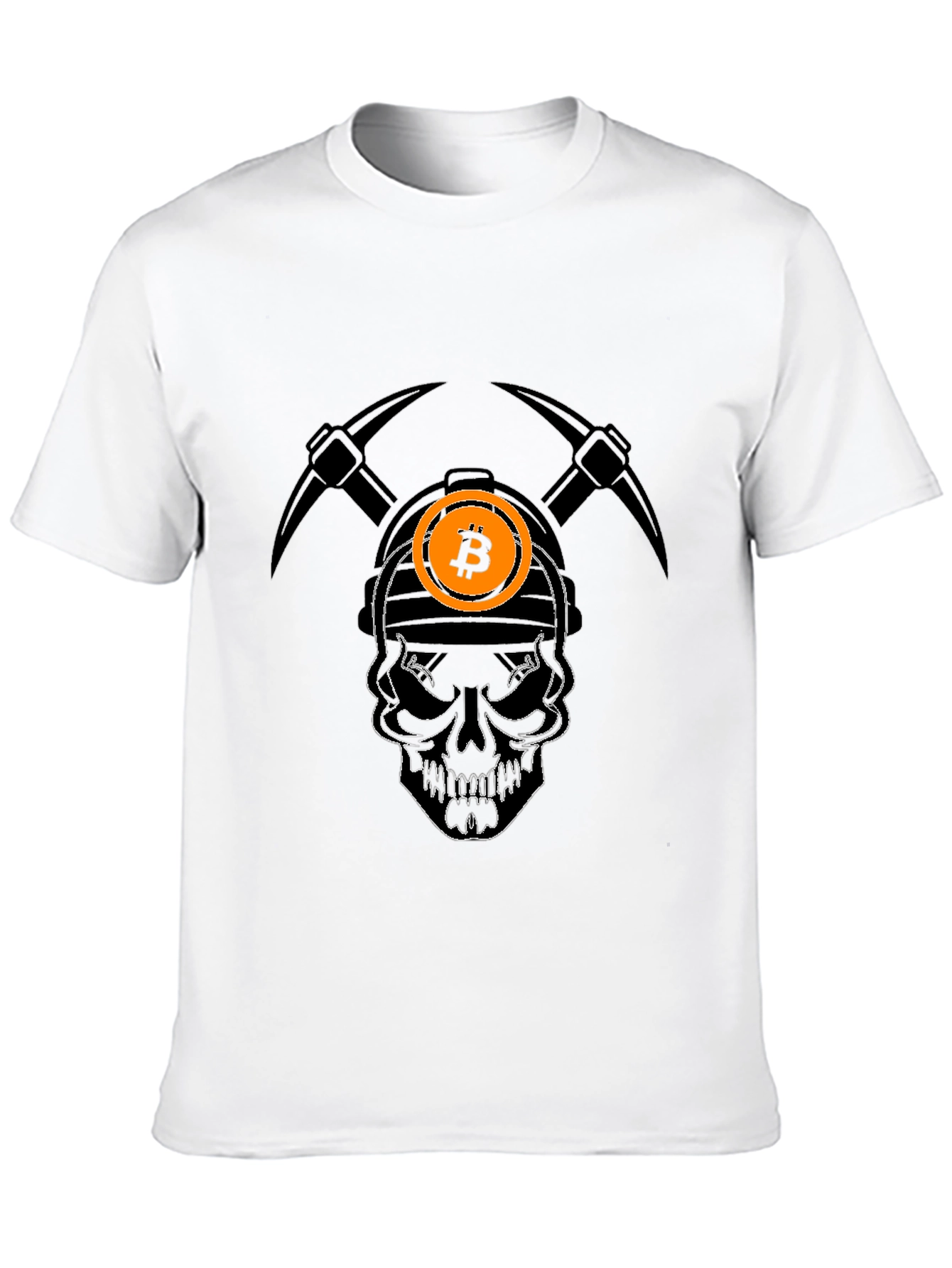 Bitcoin Miner Skull T-Shirt - Crypto Tee