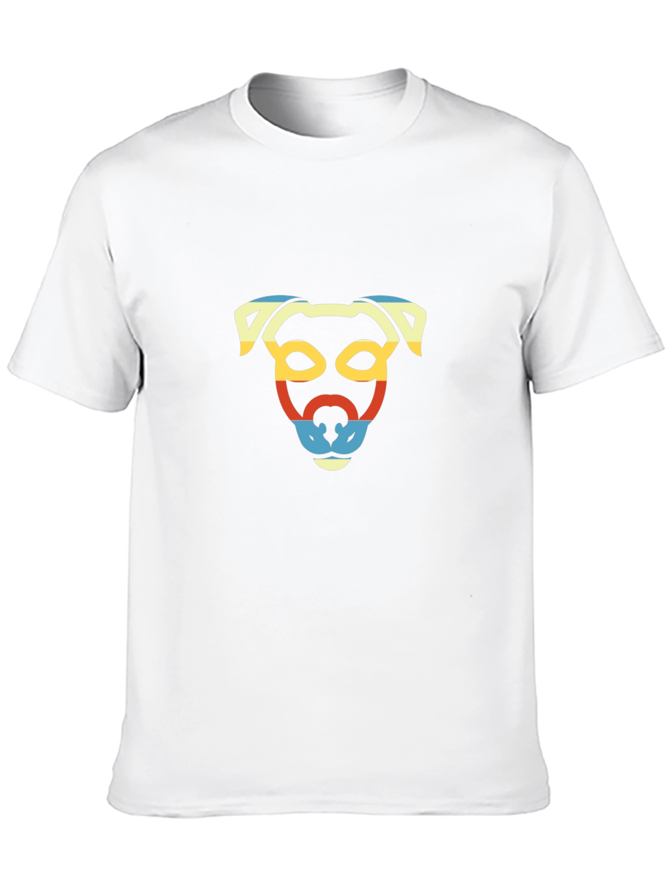Retro Dog Graphic Tee - Stylish Unisex Cotton T-Shirt