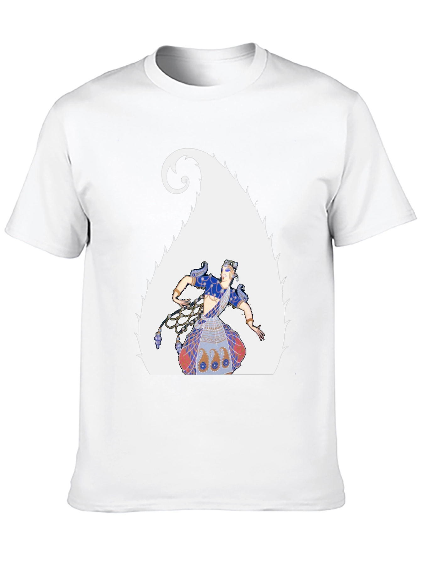 Artistic Graphic Tee - Dancer Design