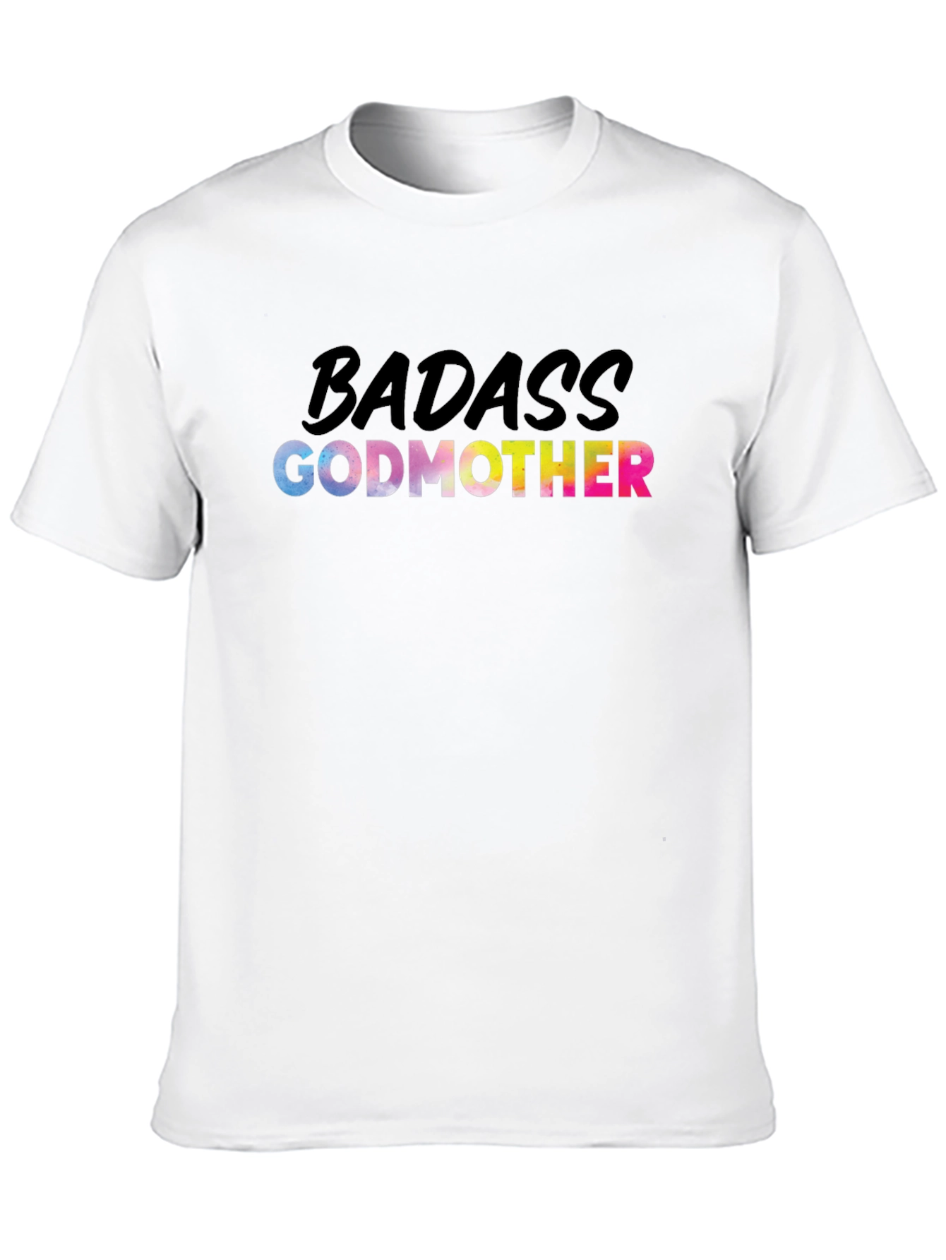 Badass Godmother Graphic Tee - Black Cotton T-Shirt
