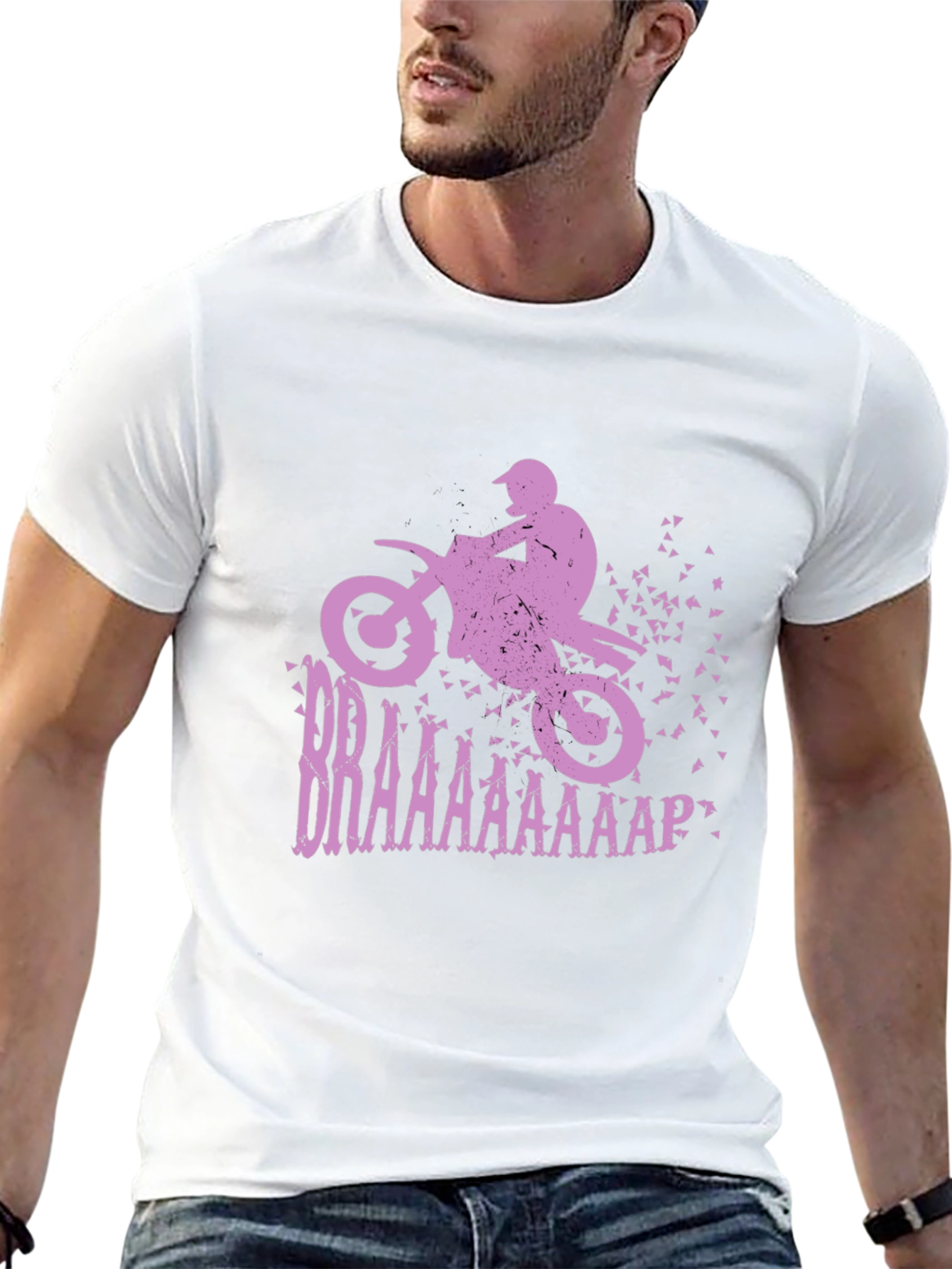 Braaap Motocross T-Shirt - Black