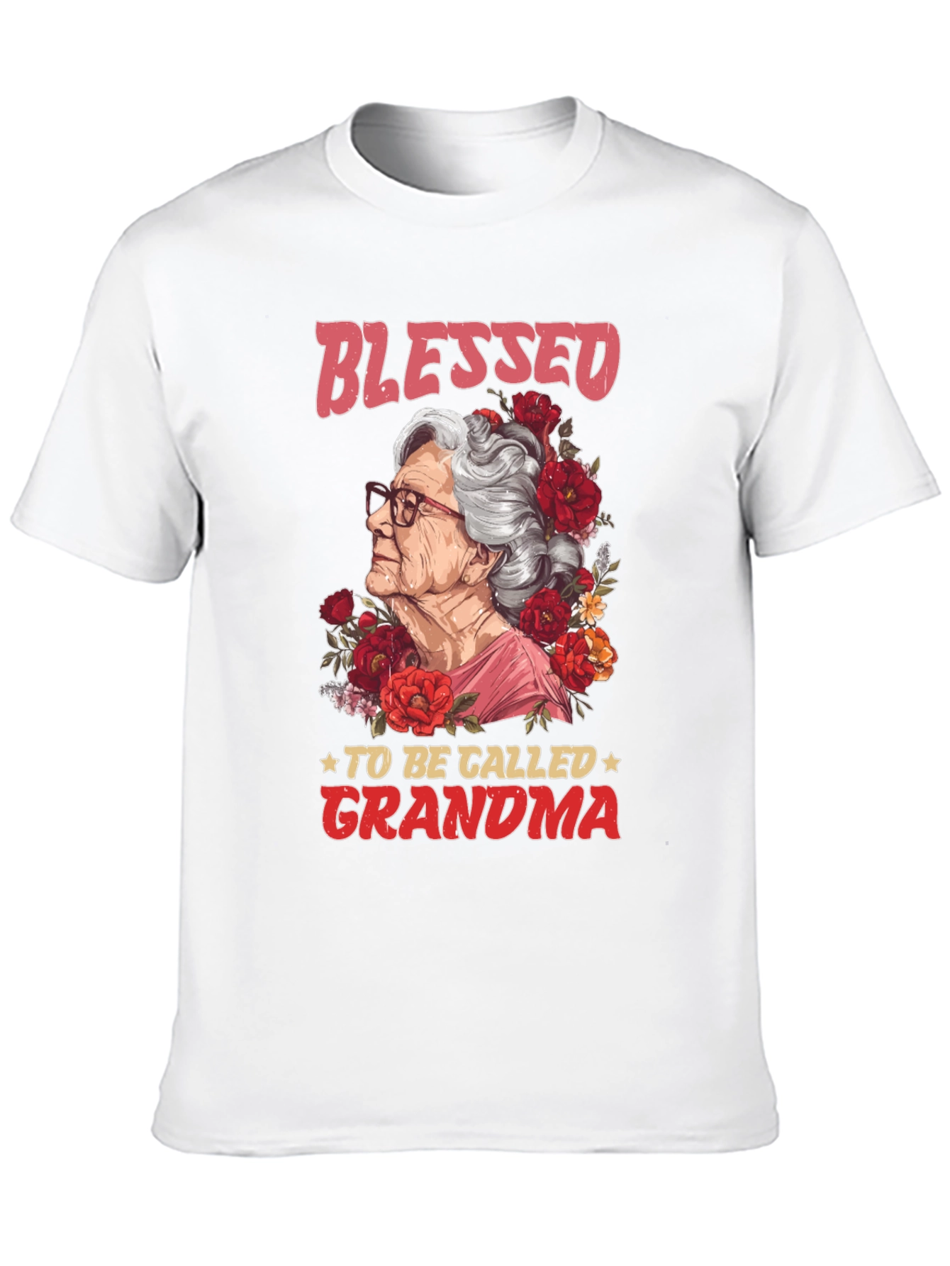 Blessed To Be Called Grandma Graphic T-Shirt