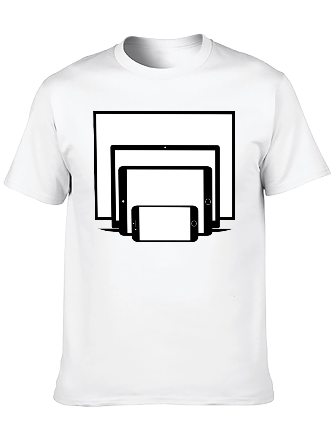 Tech Stack T-Shirt - Black Cotton Tee