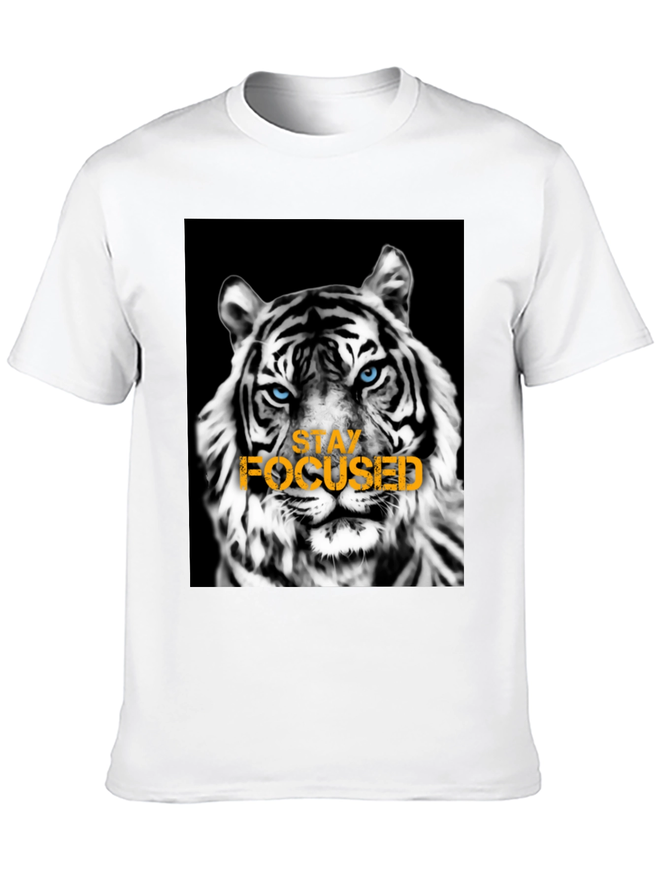 Stay Focused Tiger Graphic Tee