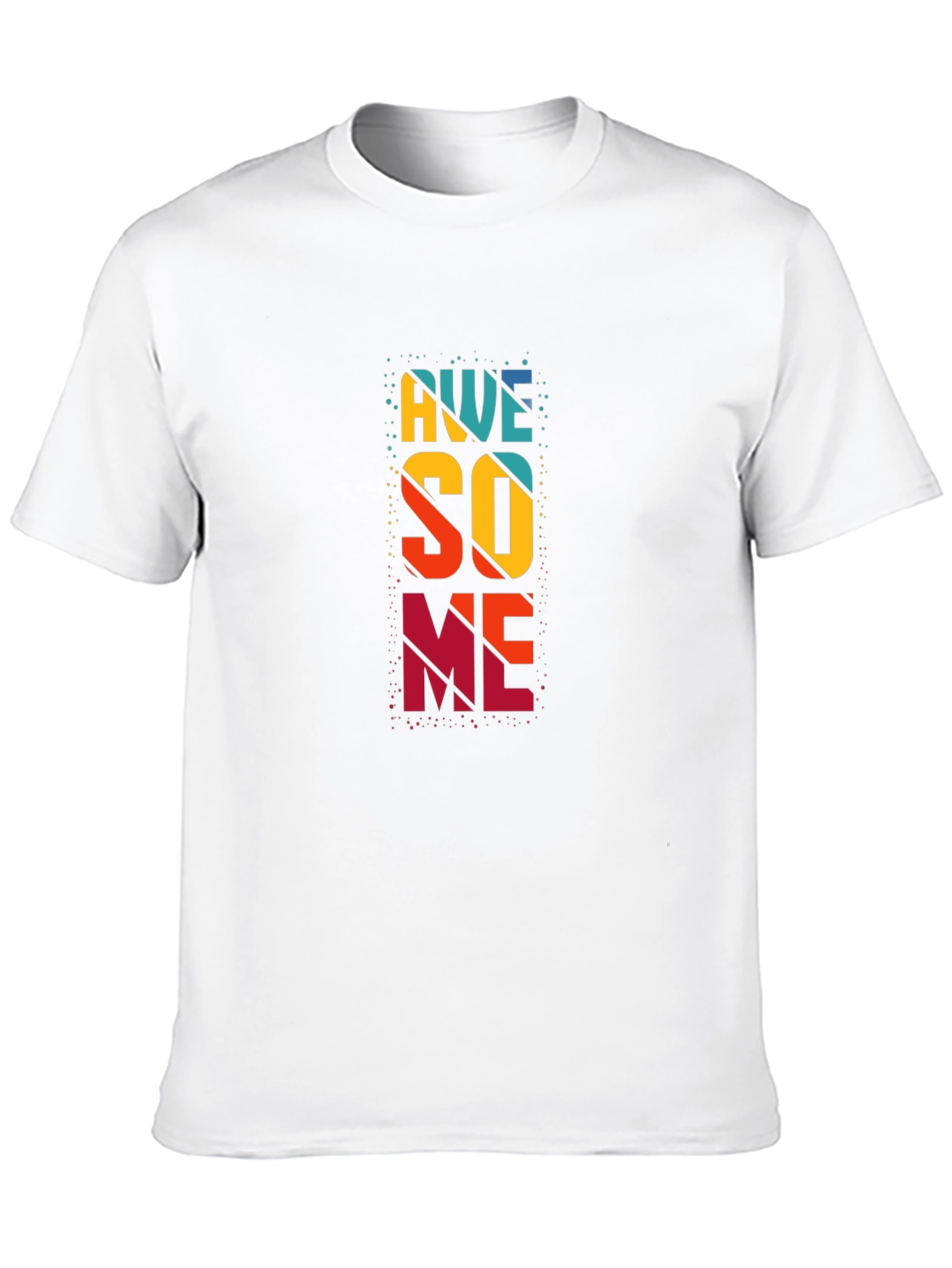 Awesome Graphic Print Black T-Shirt