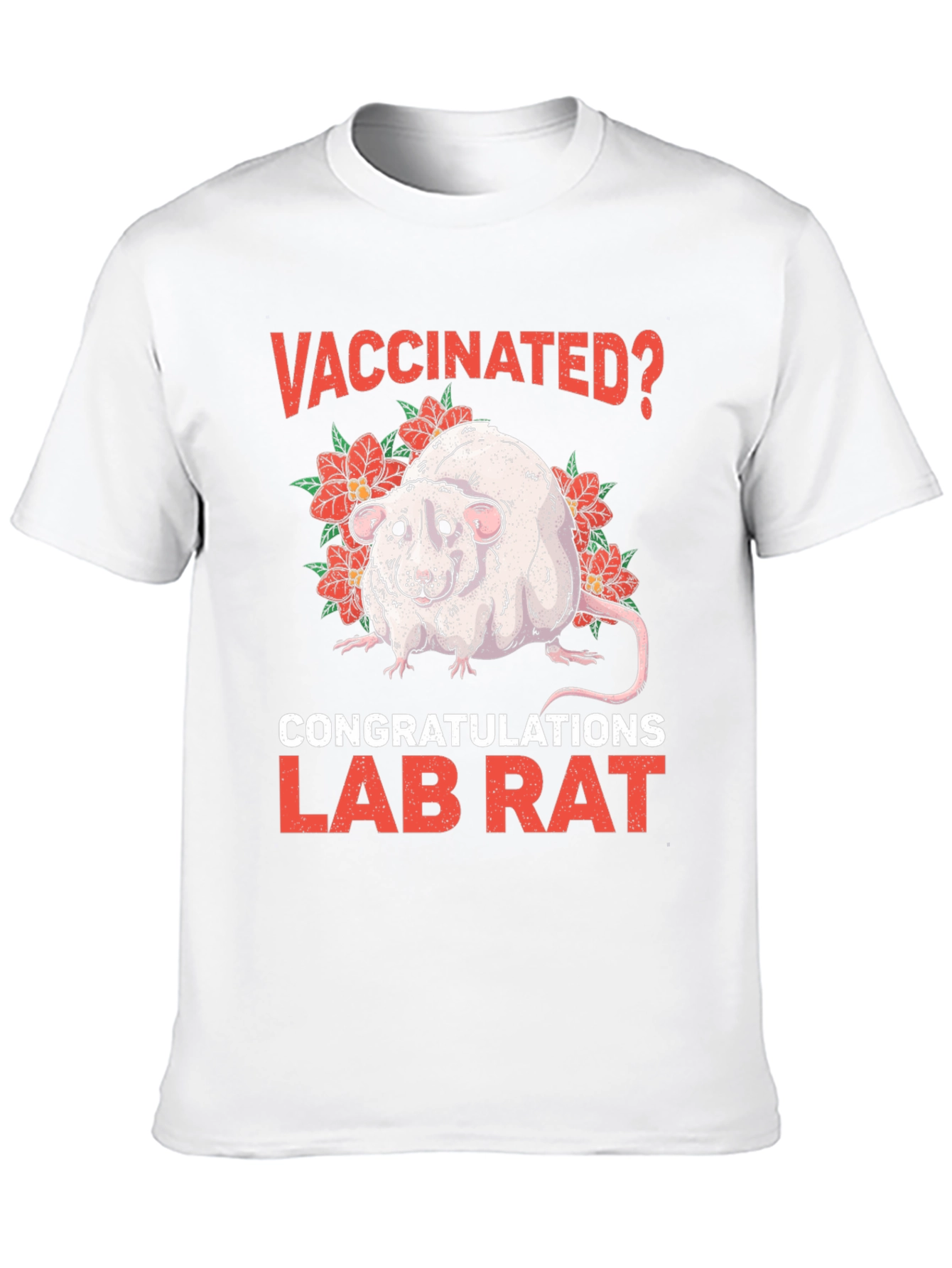 Vaccinated Lab Rat Graphic T-Shirt