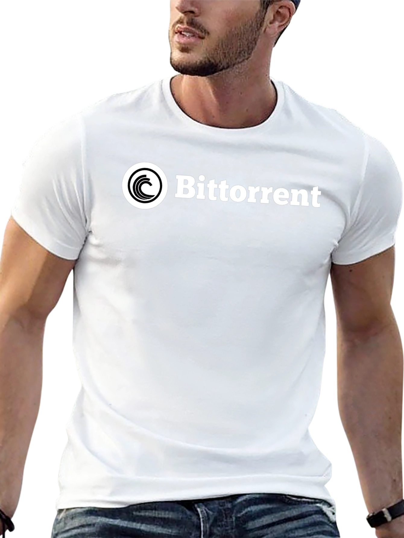 BitTorrent Logo Black T-Shirt - Casual Wear
