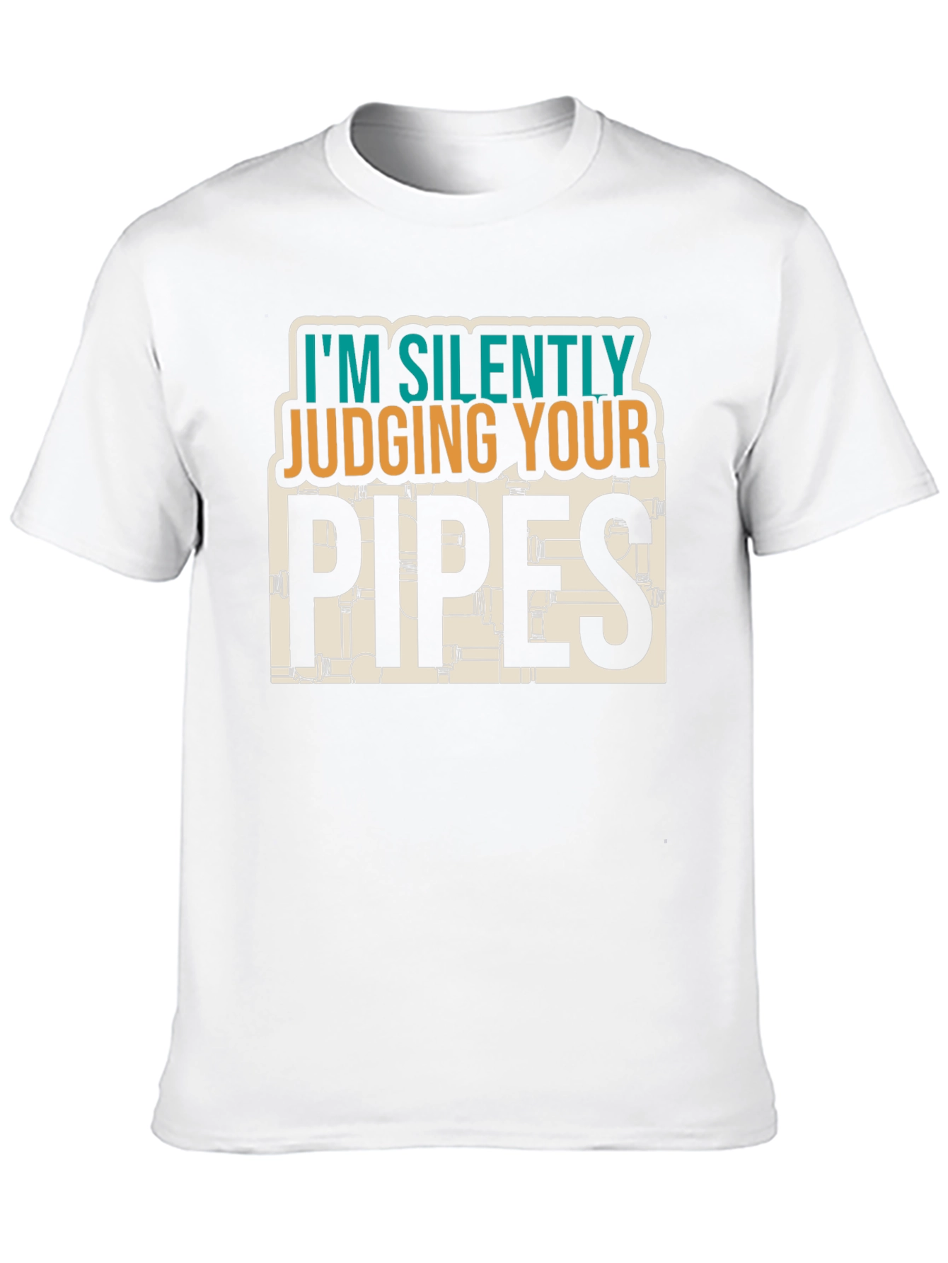 Silently Judging Your Pipes - Plumber T-Shirt