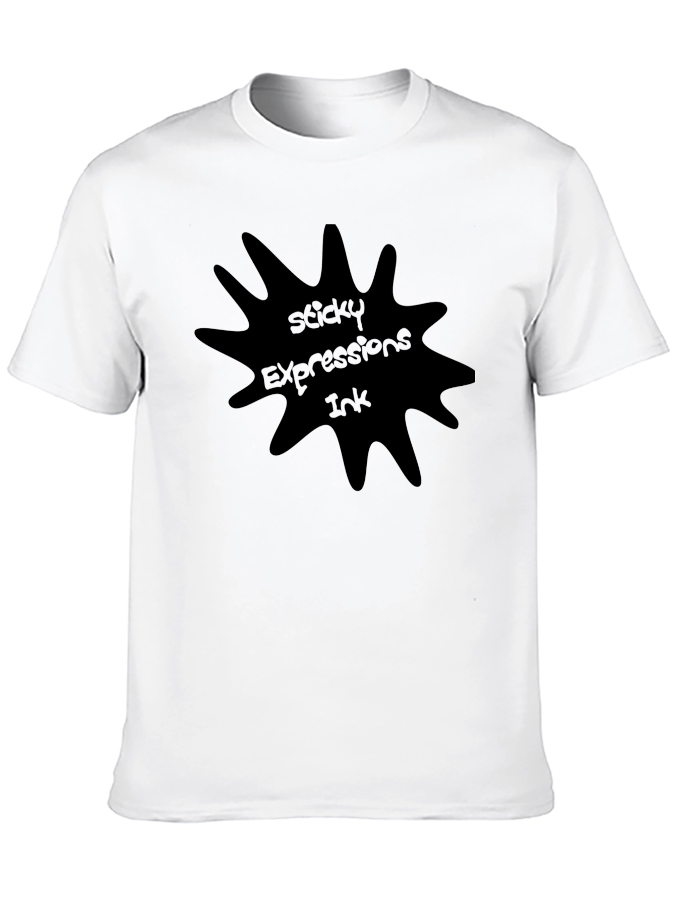 Sticky Expressions Ink Black Graphic Tee