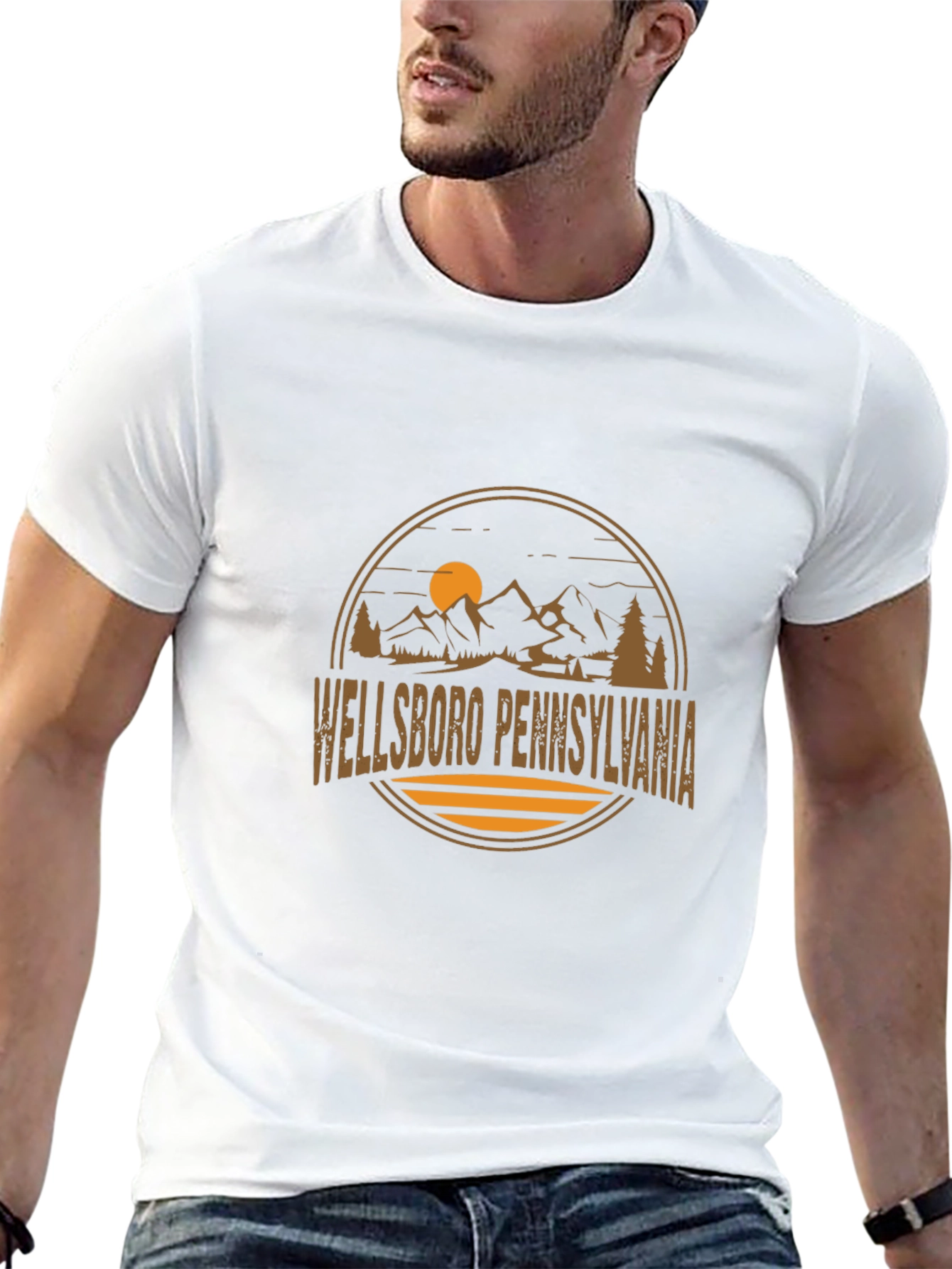 Wellsboro Pennsylvania Graphic Tee - Nature Inspired Design